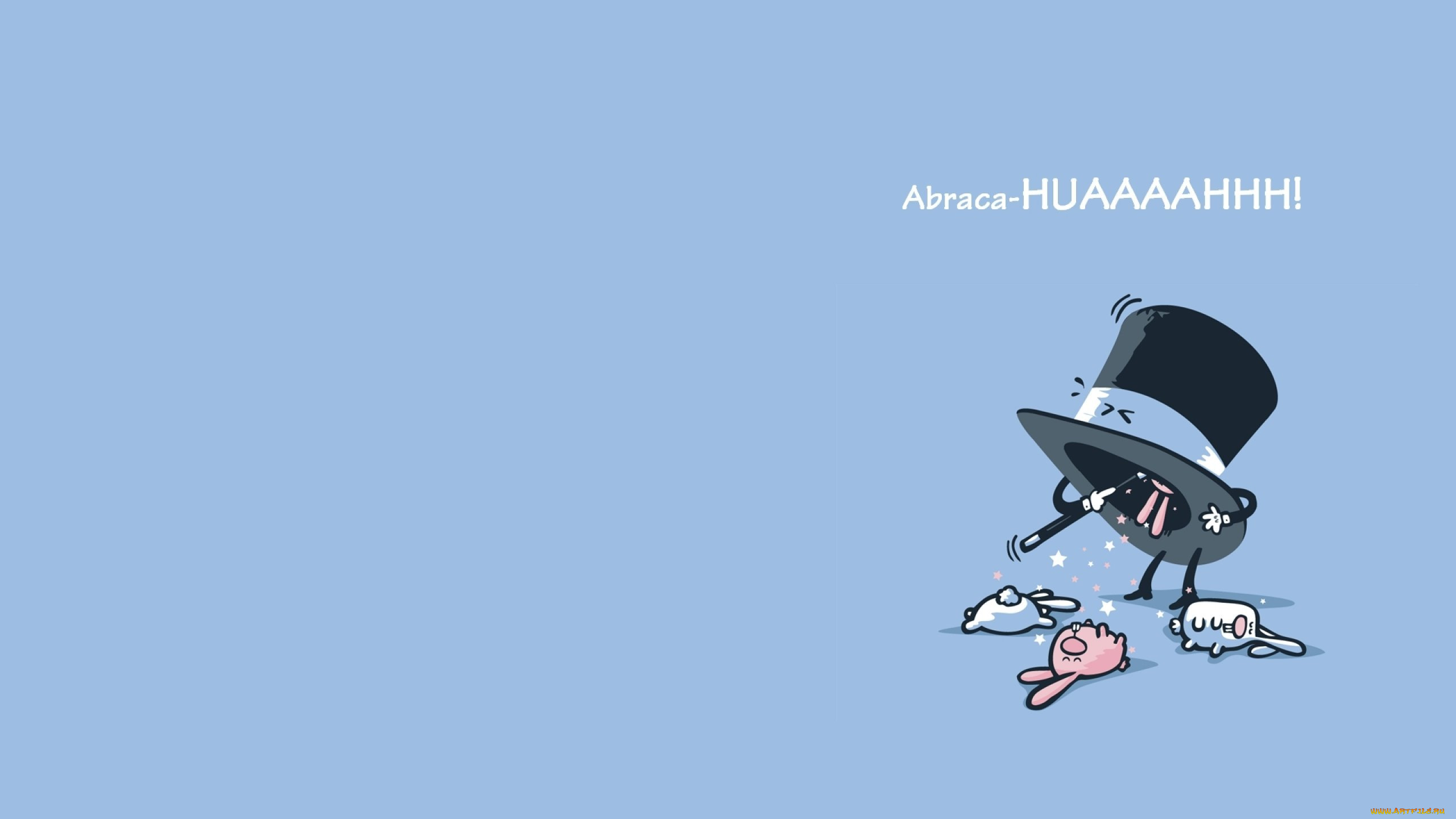 рисованное, минимализм, шляпа, кролики