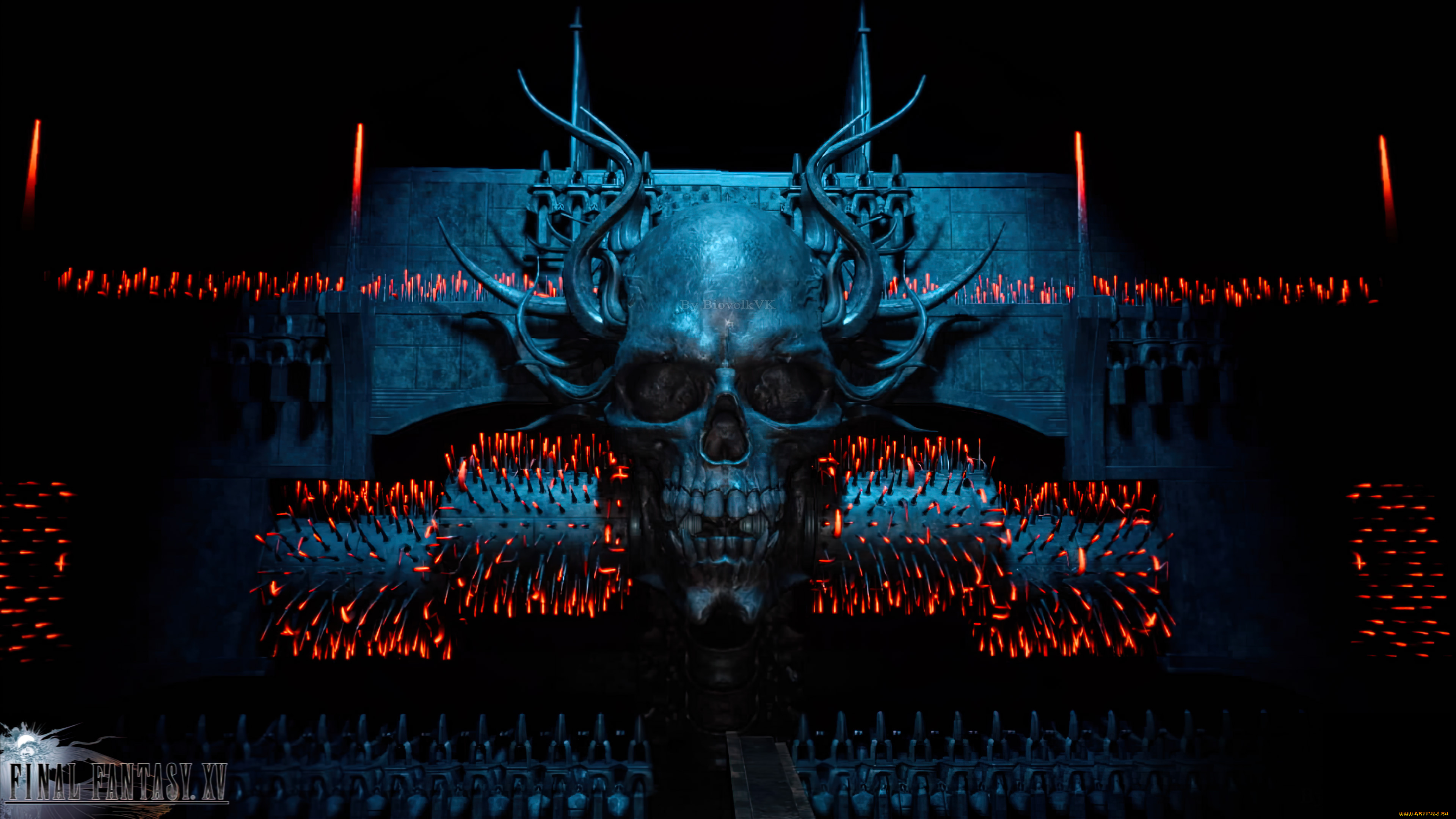 final, fantasy, 15, видео, игры, final, fantasy, xv, final, fantasy, 15, biovolkvk, черепа