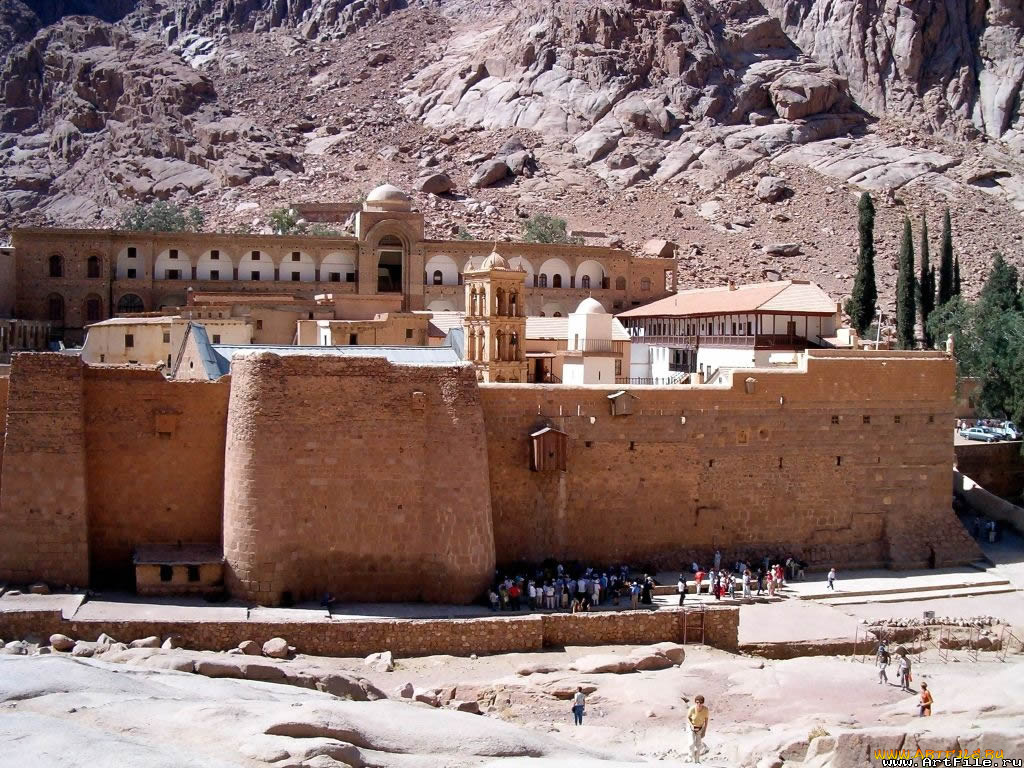 синай, монастырь, санта, катарина, vi, век, города, православные, церкви, монастыри