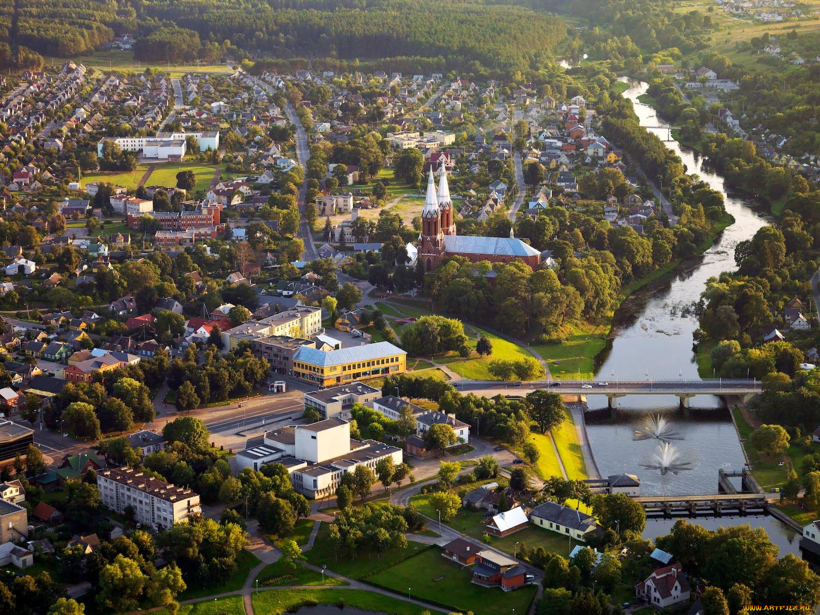 города, пейзажи