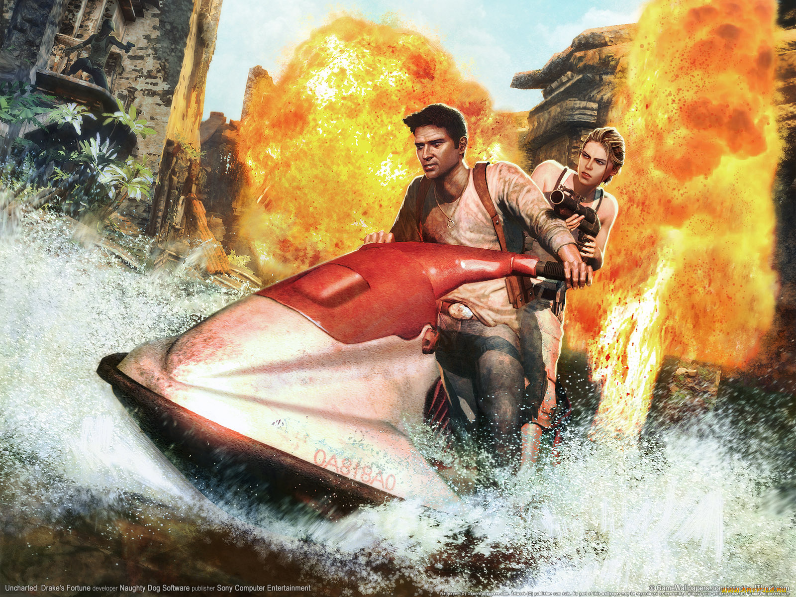 uncharted, drakes, fortune, видео, игры, drake`s