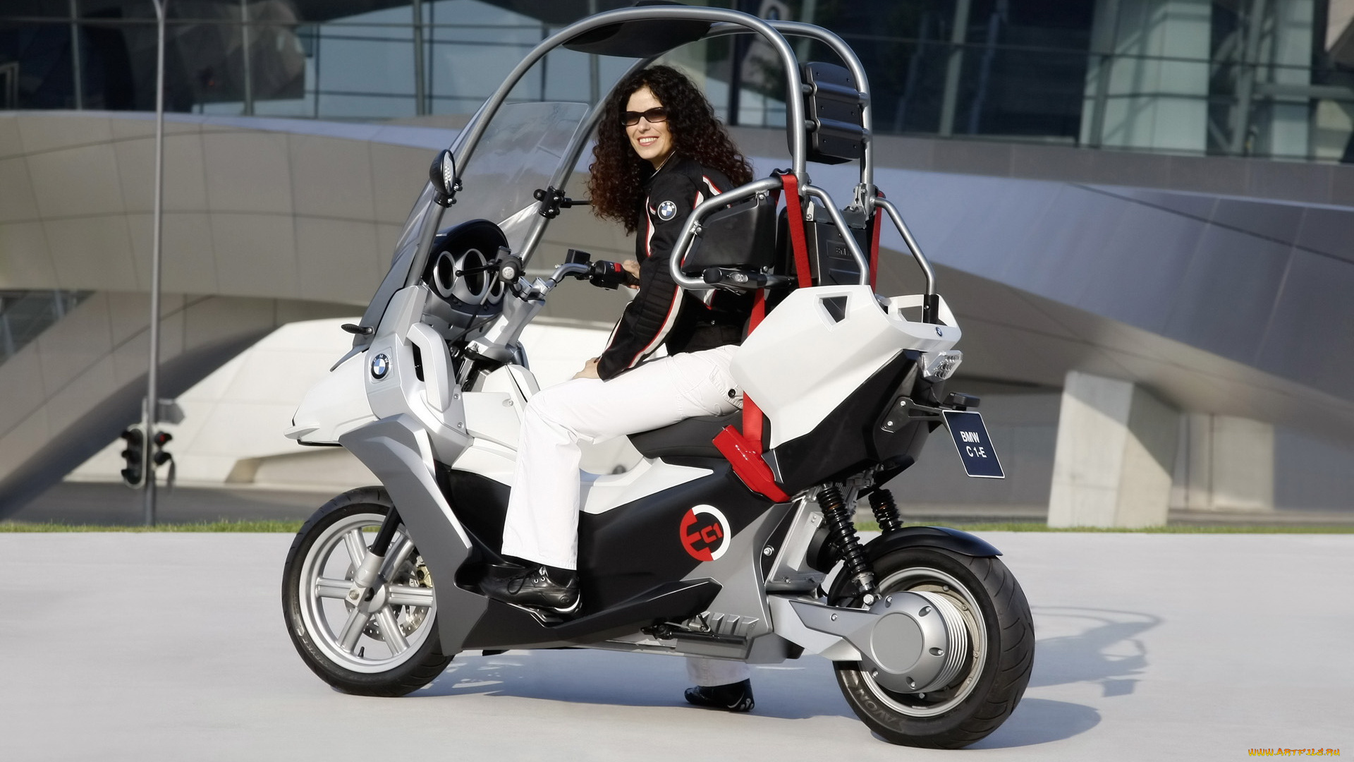 мотоциклы, мото, девушкой