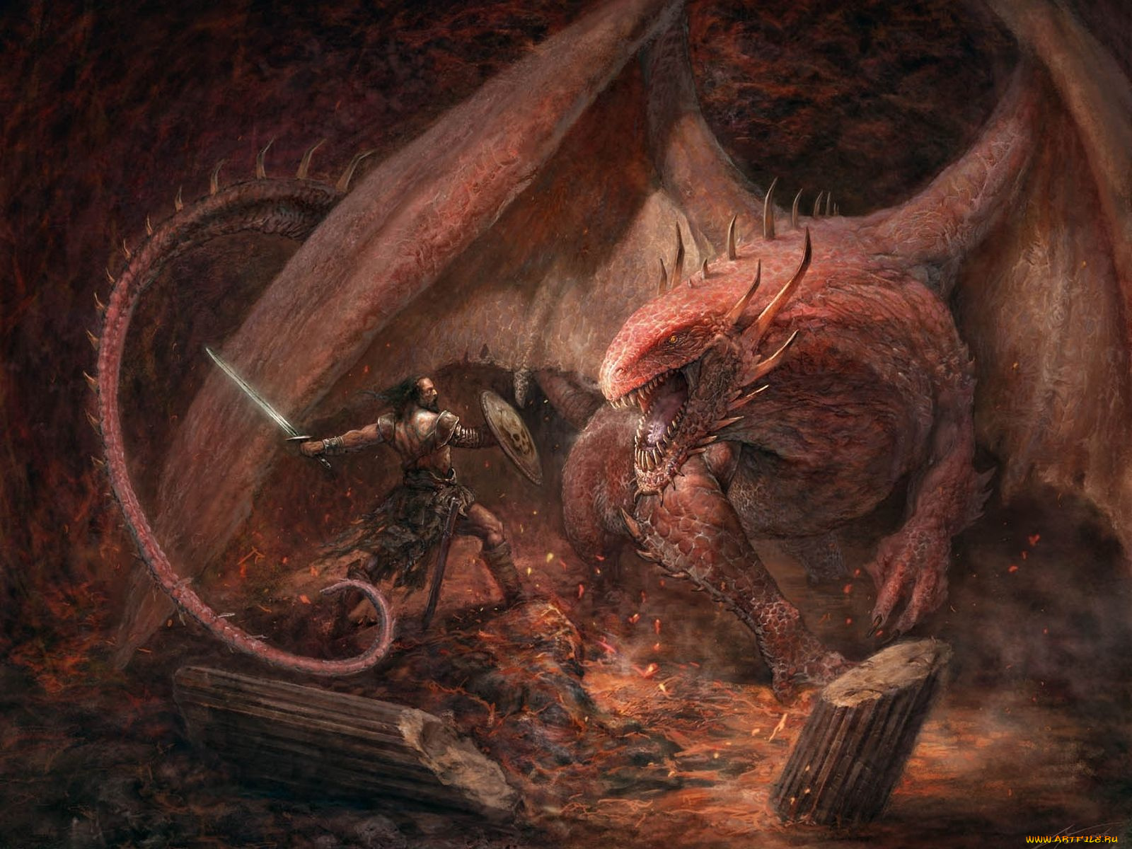 фэнтези, драконы