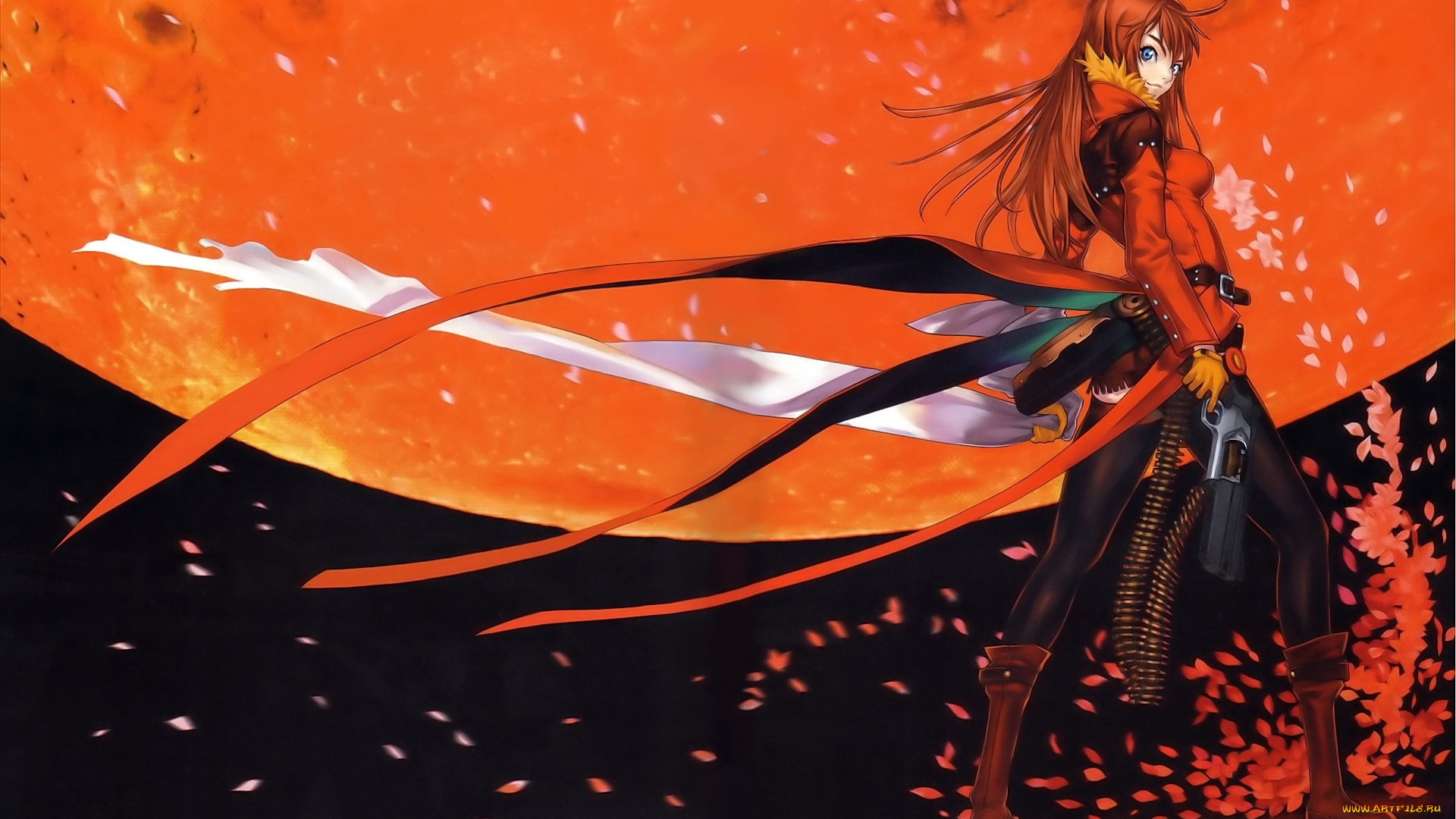 аниме, ugetsu, hakua, artbook