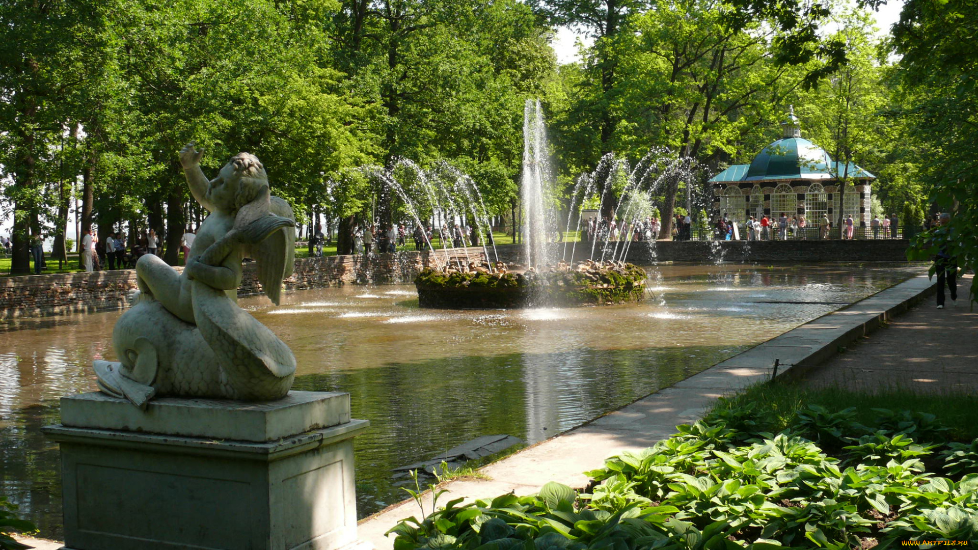 петергоф, автор, владимир, кузнецов, города, санкт, петербург, россия