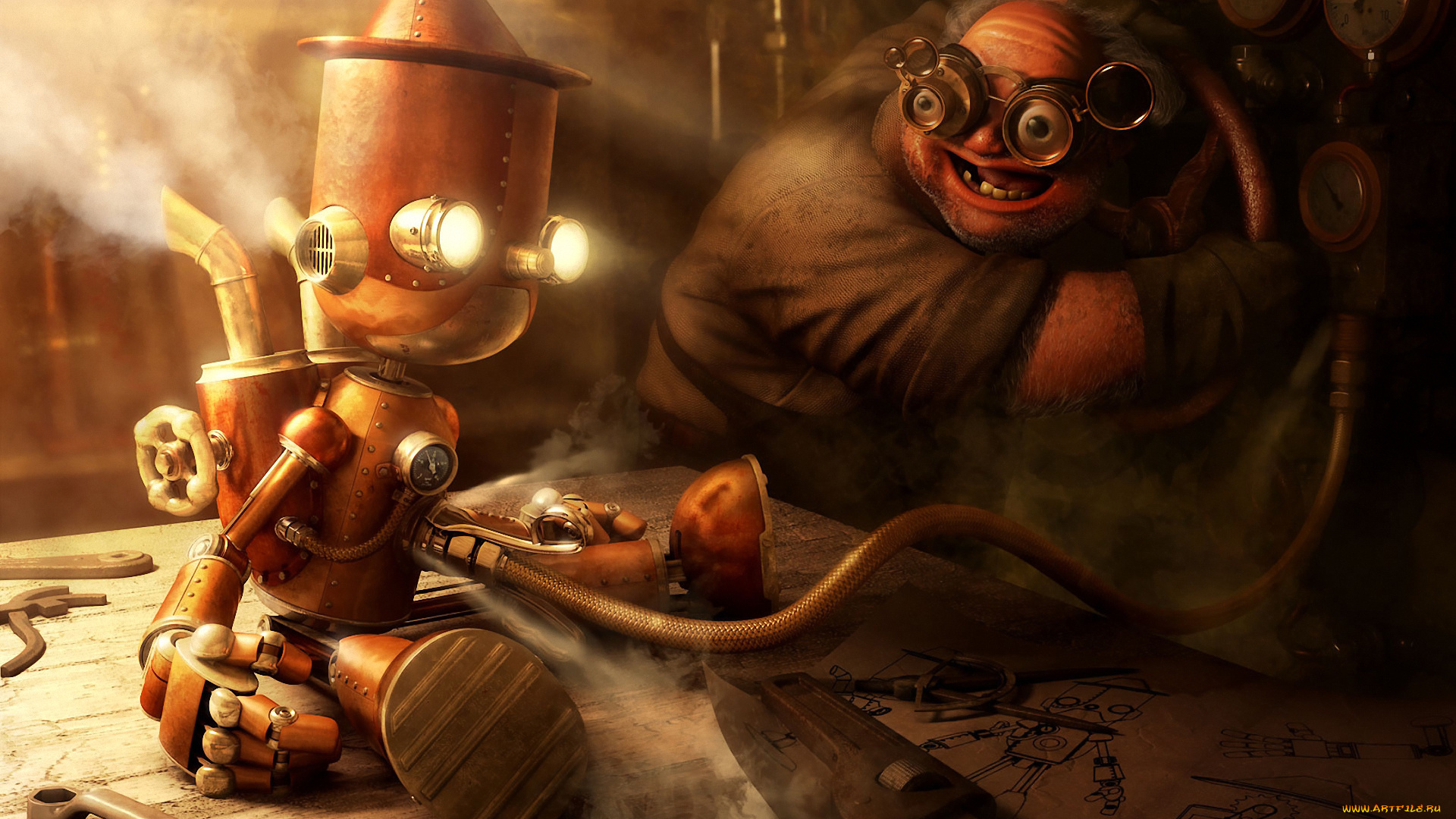 steamnocchio, фэнтези, существа