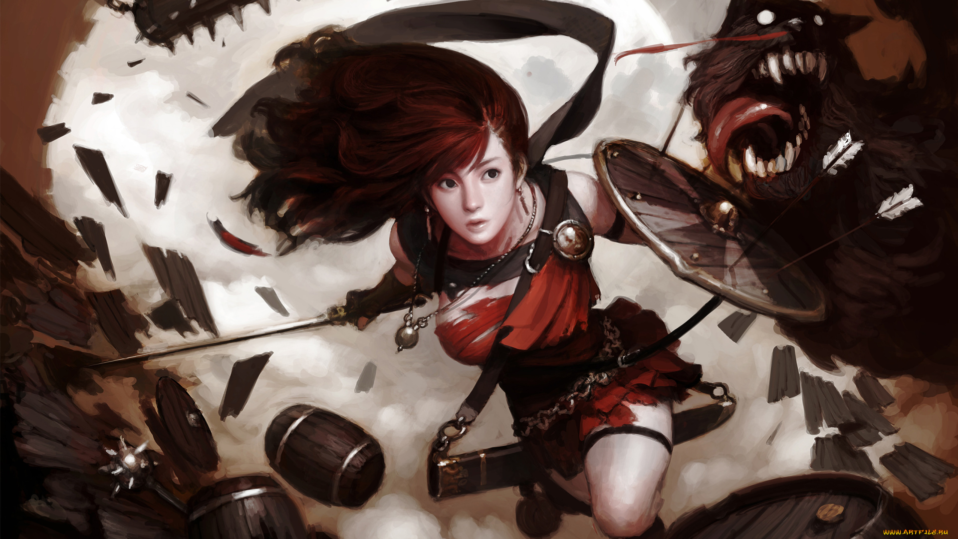 vindictus, artwork, видео, игры