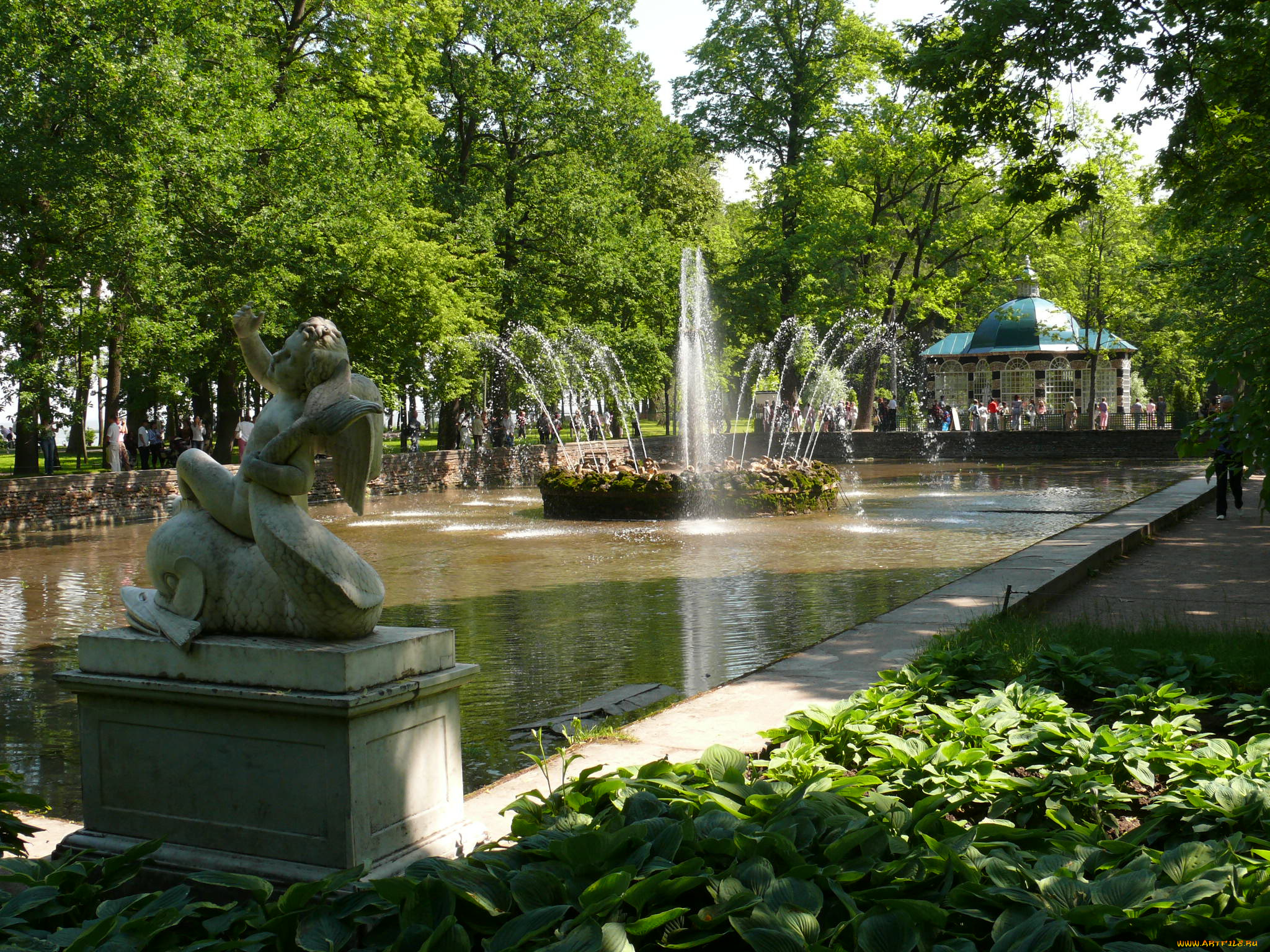 петергоф, автор, владимир, кузнецов, города, санкт, петербург, россия