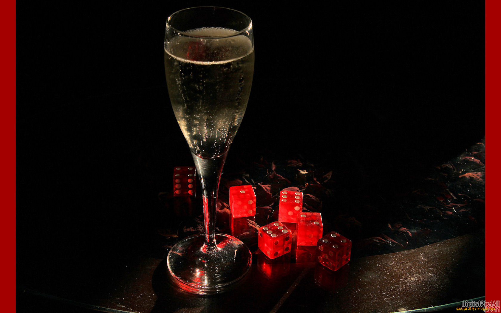 3д, графика, другое, кубики, бокал, тёмный
