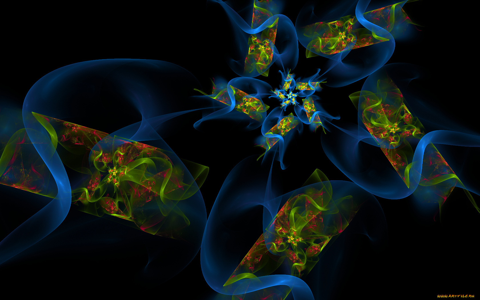 3д, графика, fractal, фракталы, фрактал, узор