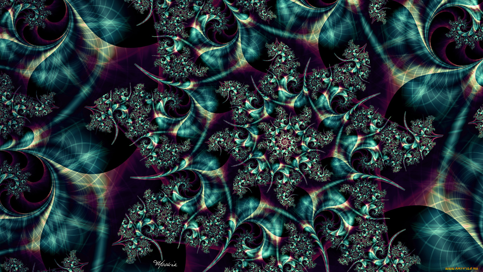 3д, графика, fractal, фракталы, абстракция, узор