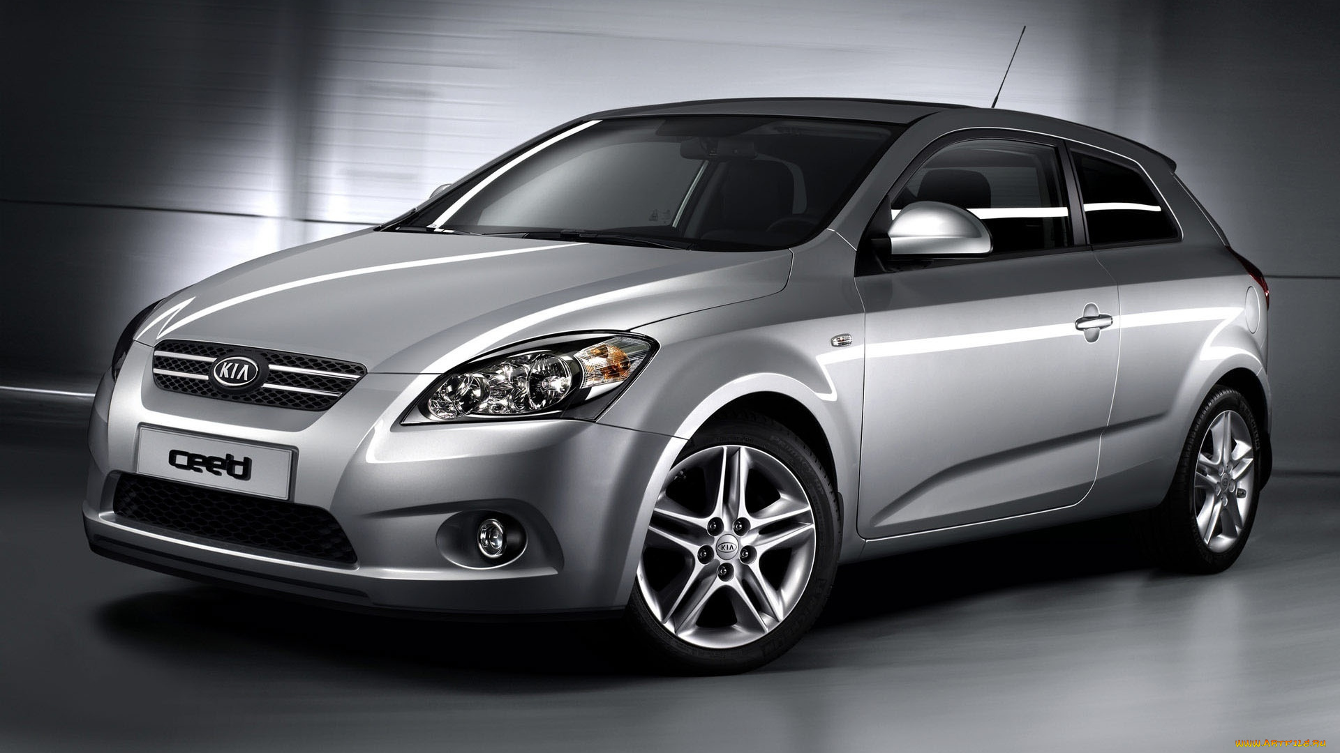 автомобили, kia, ceed, серая
