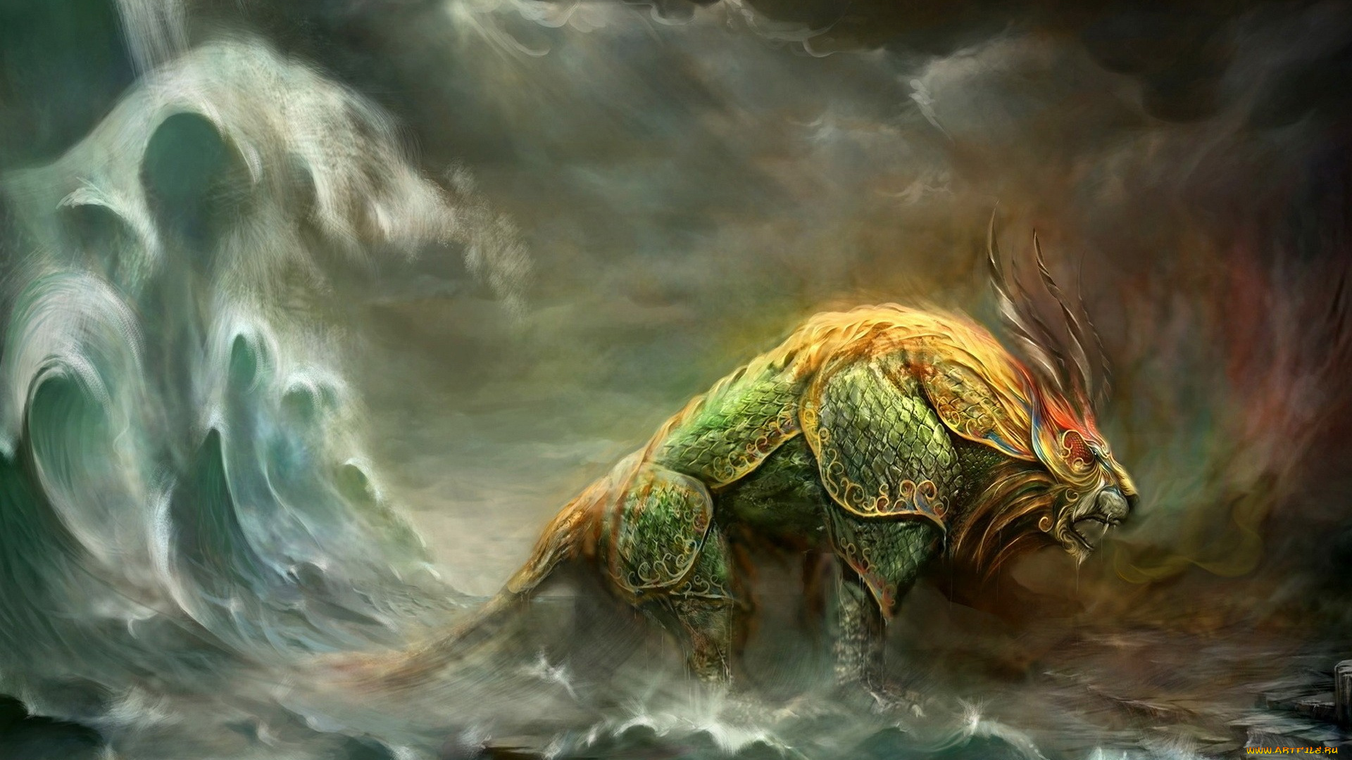 фэнтези, существа, лев