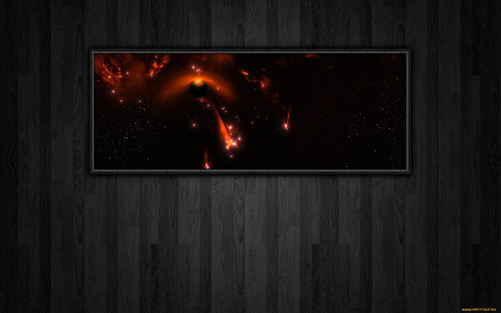 3д, графика, textures, текстуры, доски, космос, текстура, тёмный, паркет