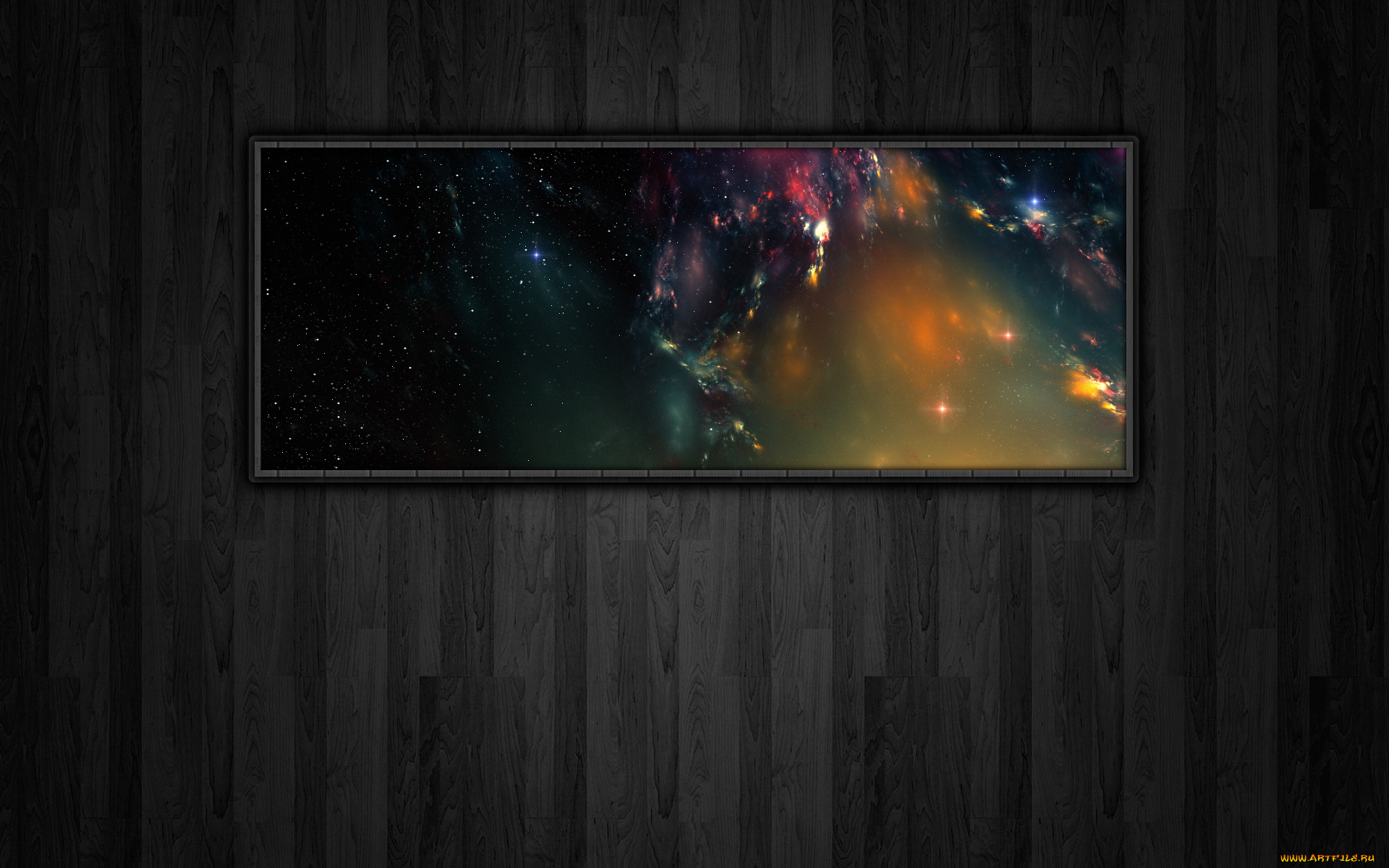 3д, графика, textures, текстуры, паркет, текстура, космос, тёмный, доски