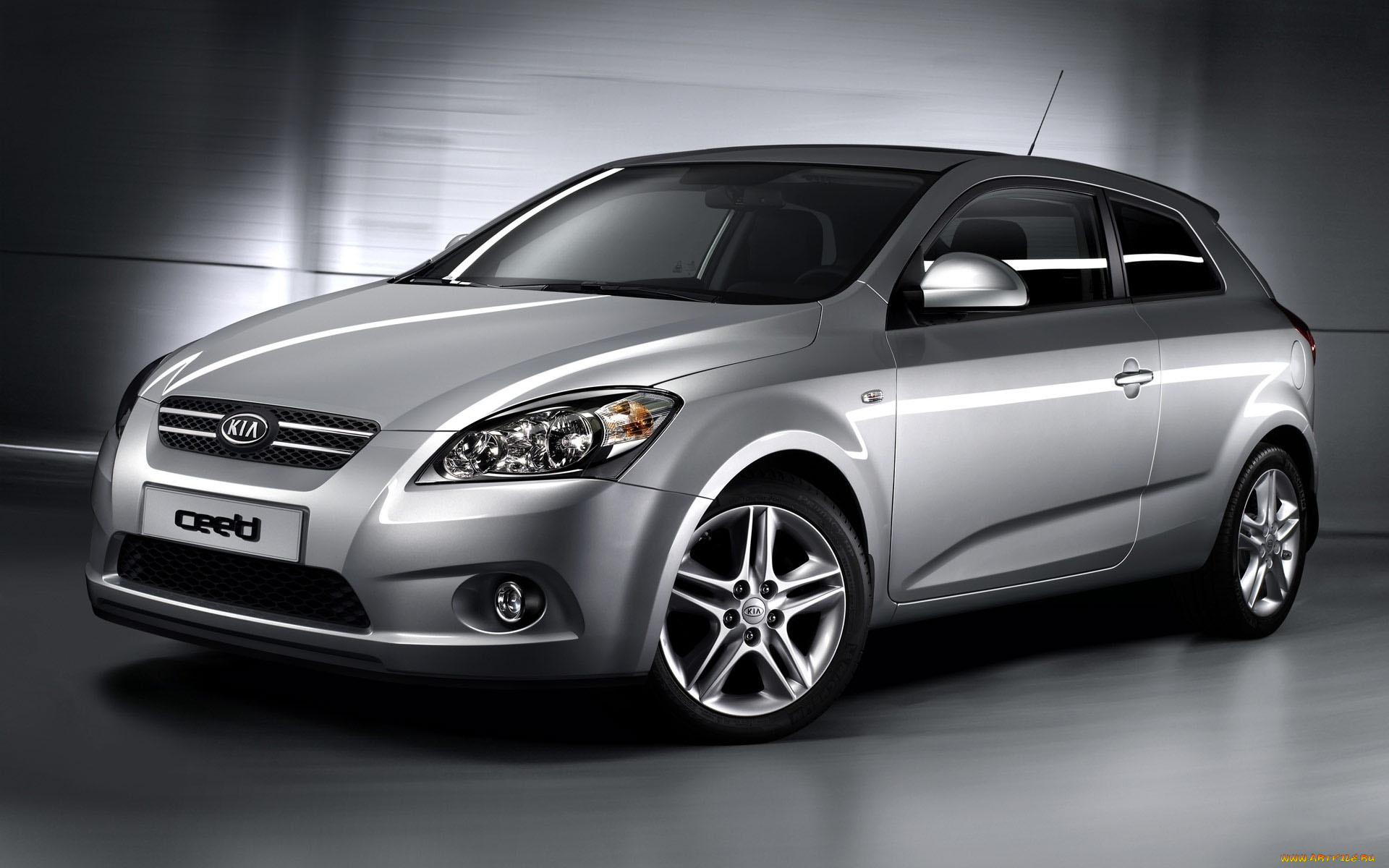 автомобили, kia, ceed, серая