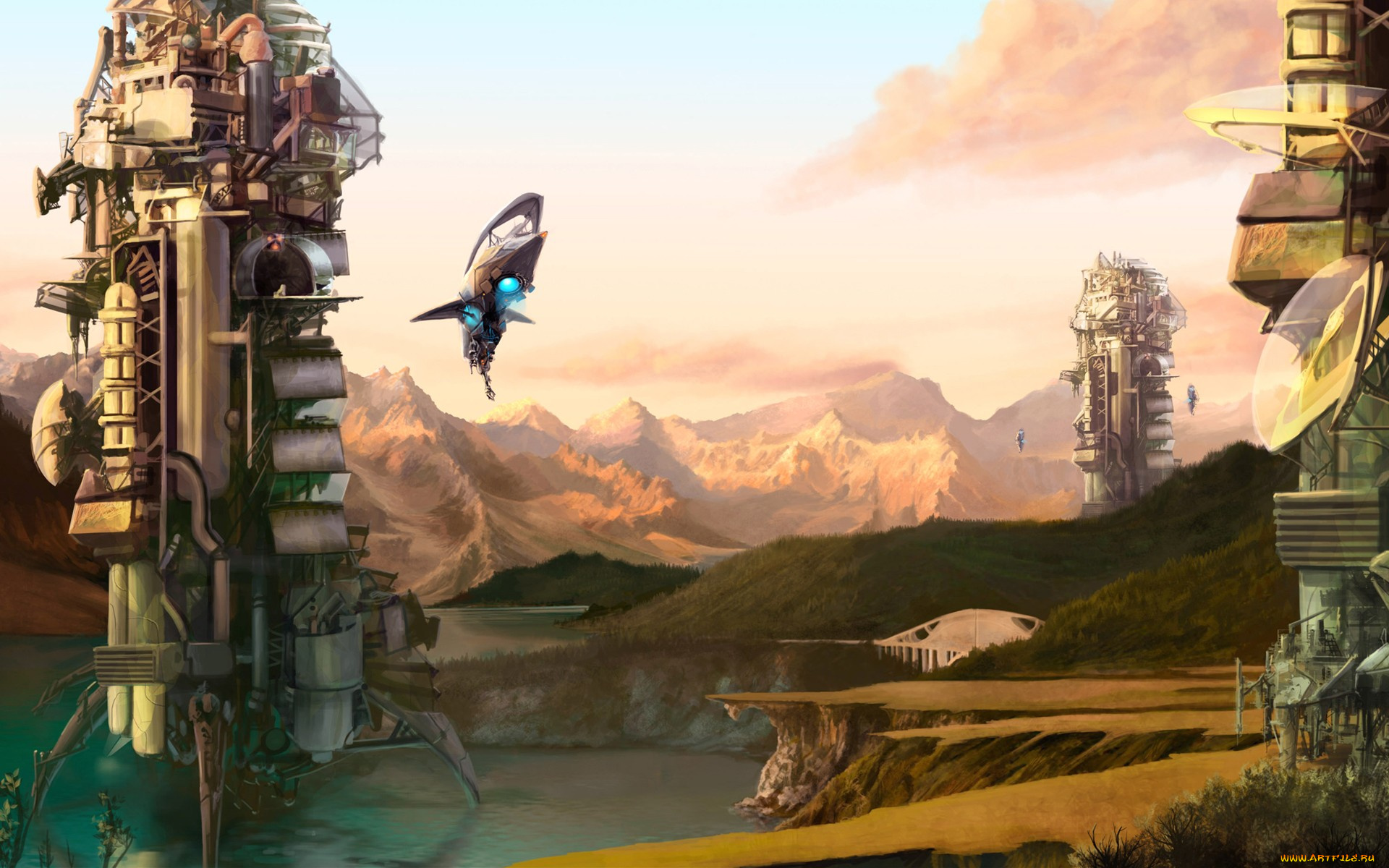 фэнтези, иные, миры, времена, межпланетный, корабль