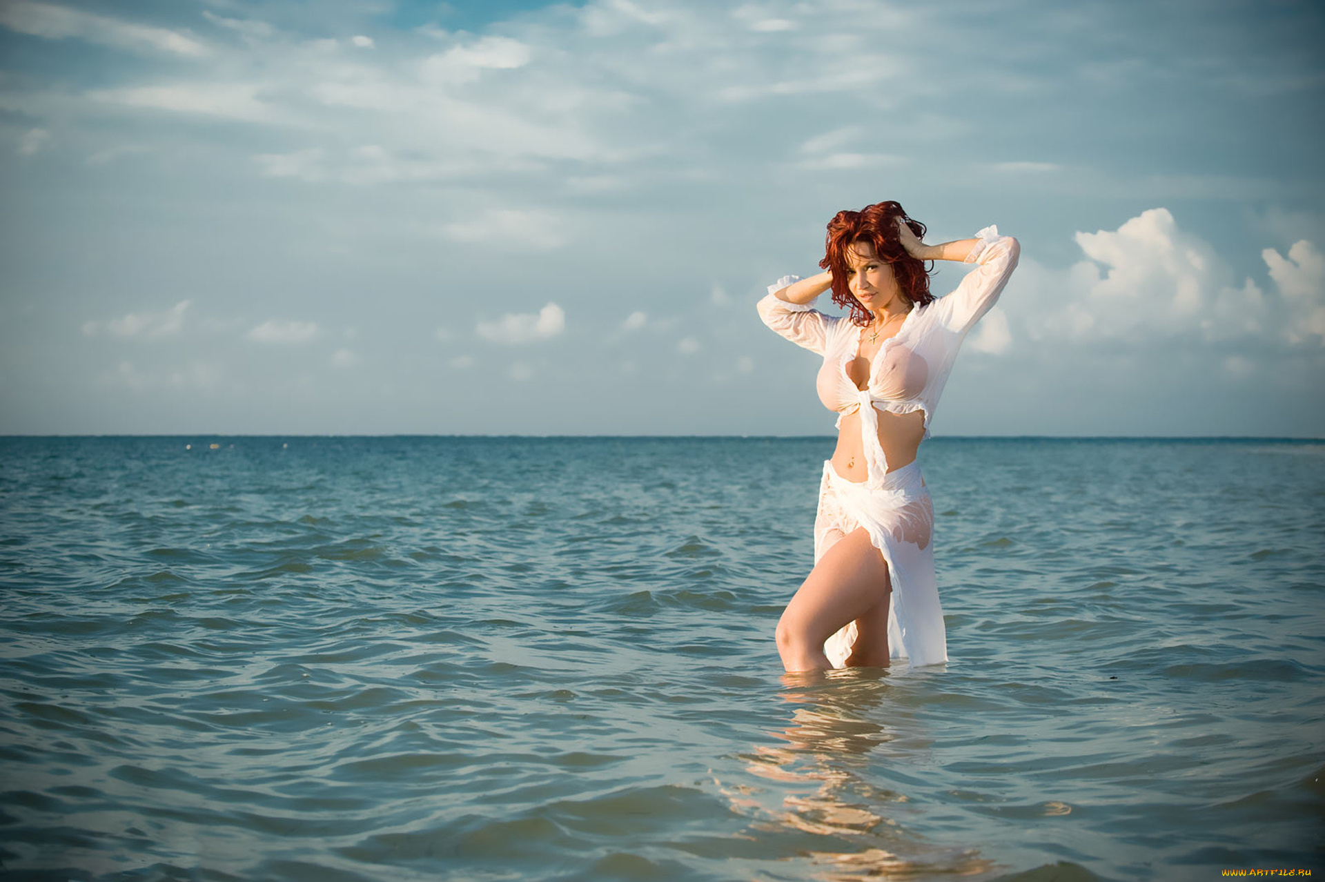 Bianca, Beauchamp, девушки, море