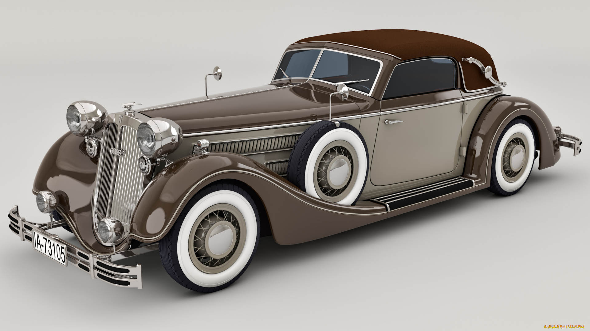 автомобили, 3д, 1937, horch, 853a, sport