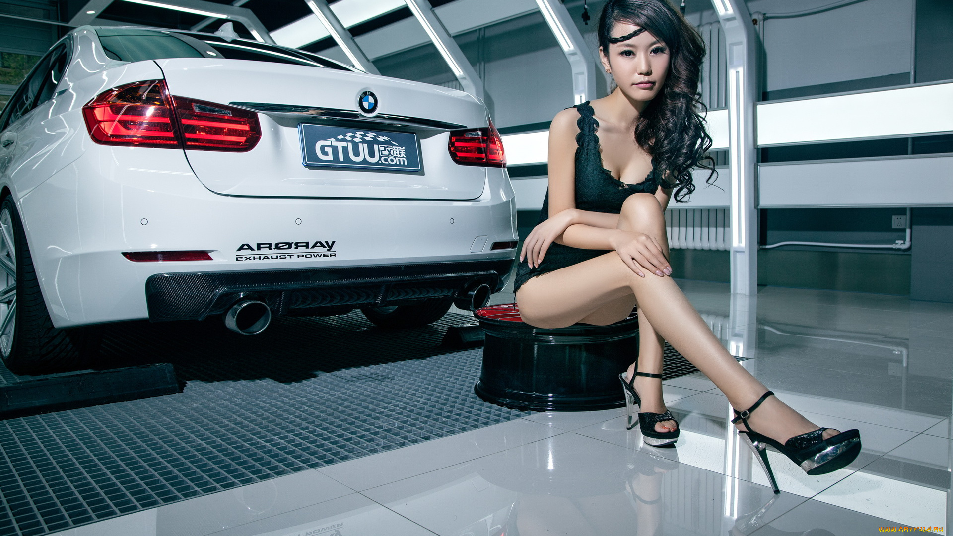 автомобили, авто, девушками, азиатка, девушка, bmw