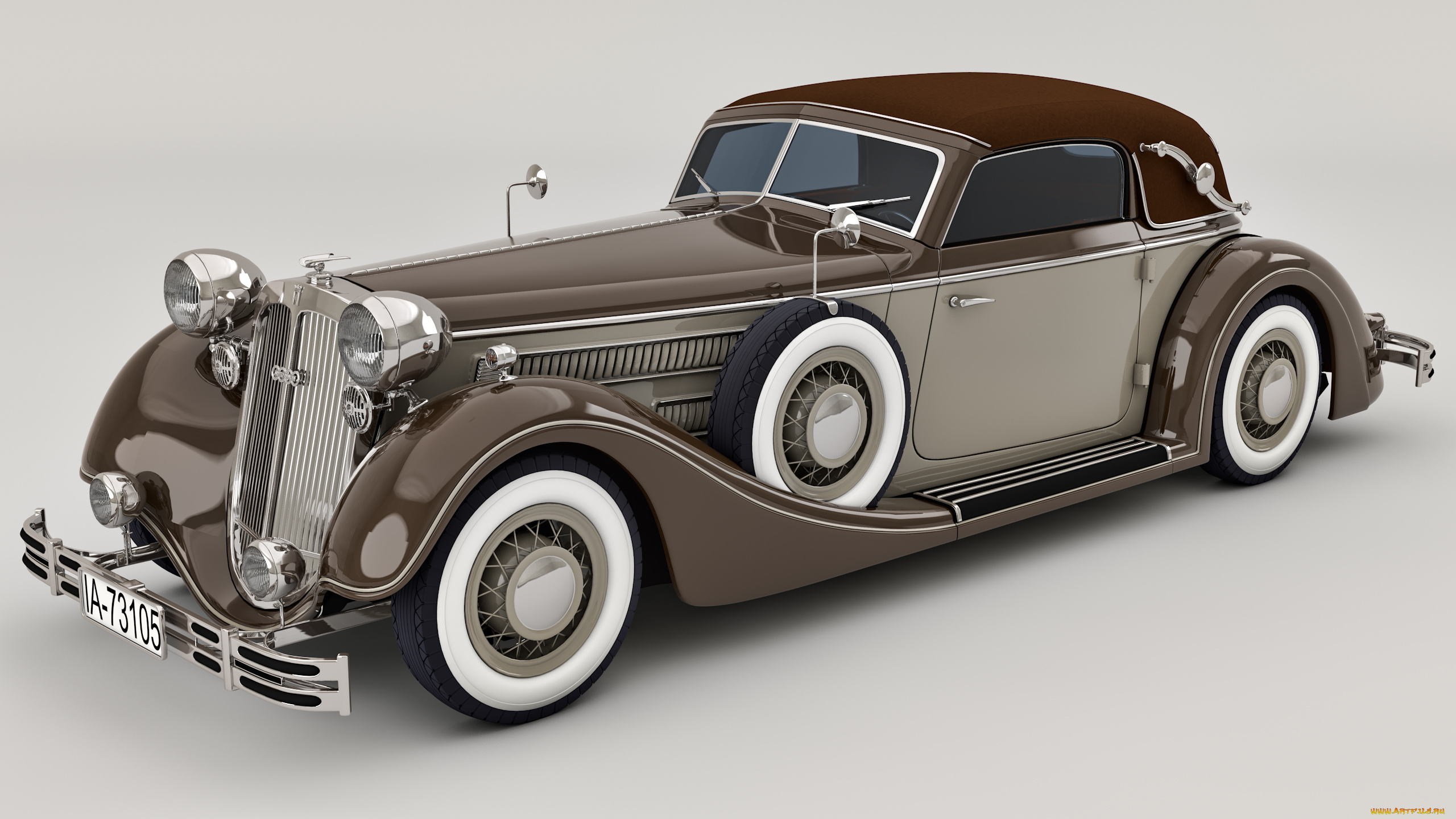 автомобили, 3д, 1937, horch, 853a, sport