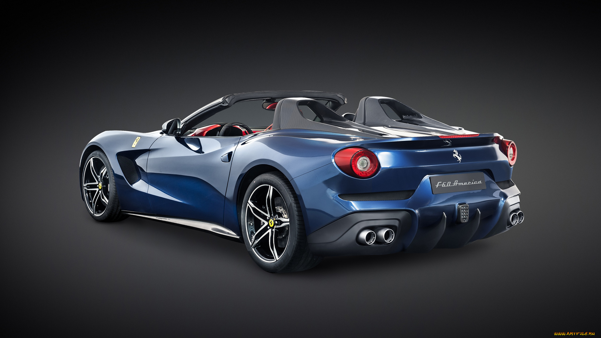 автомобили, ferrari, синий, 2014г, merica, f60a