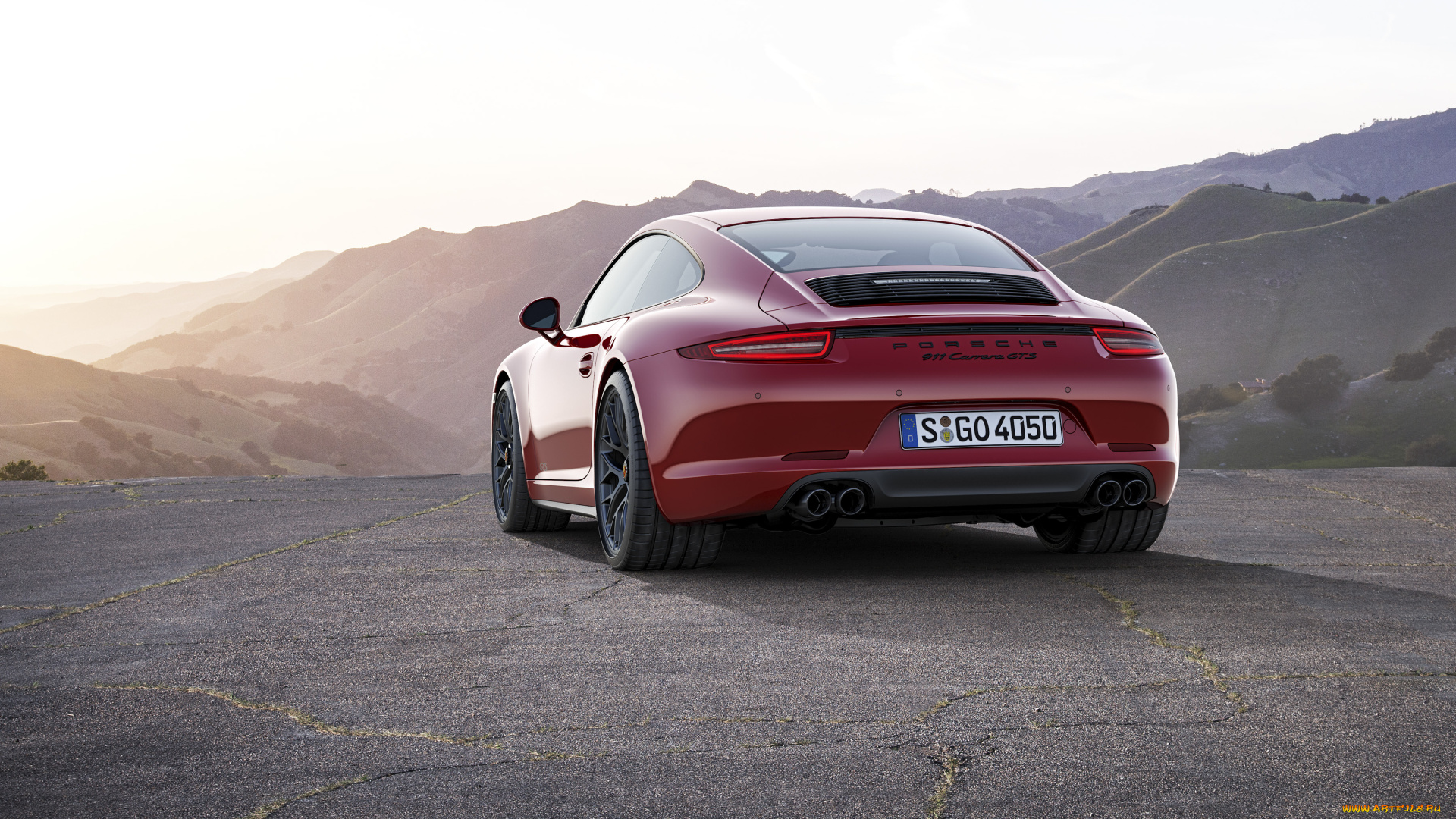 автомобили, porsche, coupe, 2014г, 991, carrera, 911, gts, красный