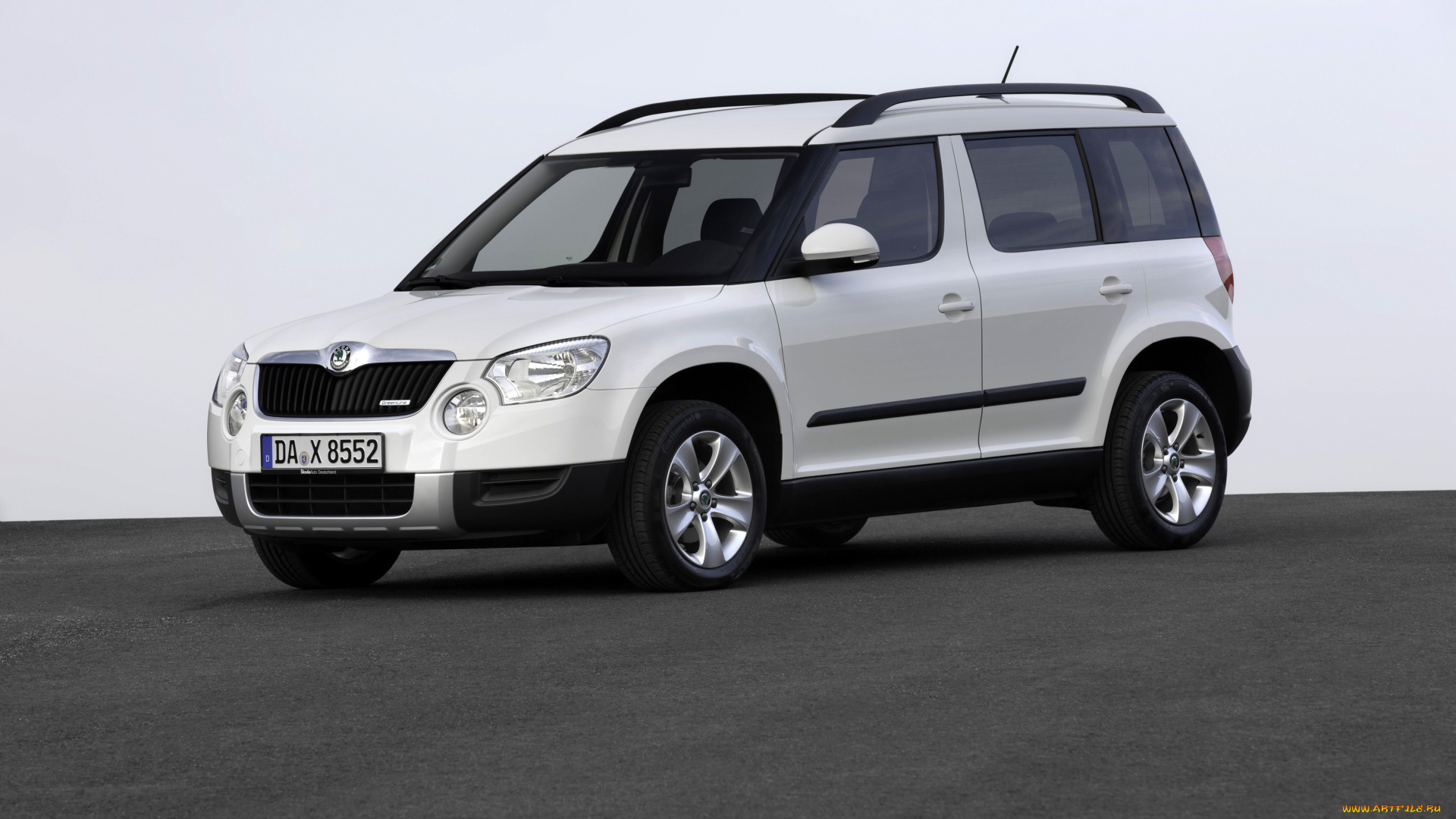 автомобили, skoda, 2010г, greenline, yeti, светлый