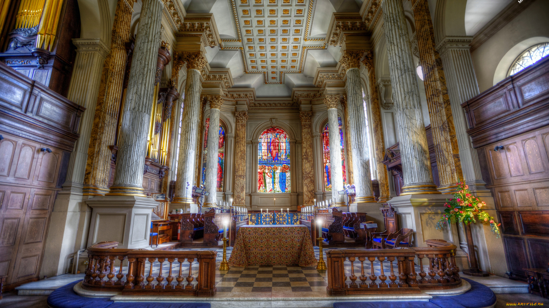 интерьер, убранство, , роспись, храма, храм