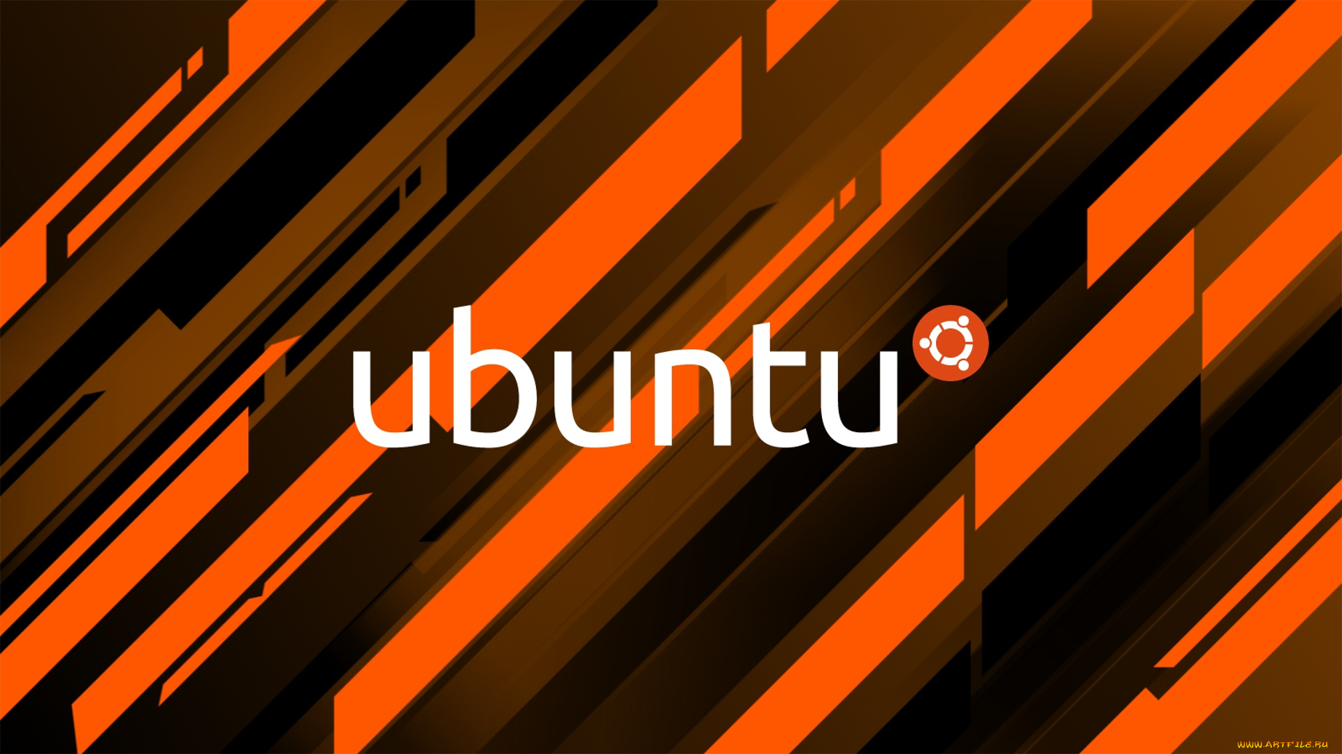 компьютеры, ubuntu, linux, цвета, фон, логотип