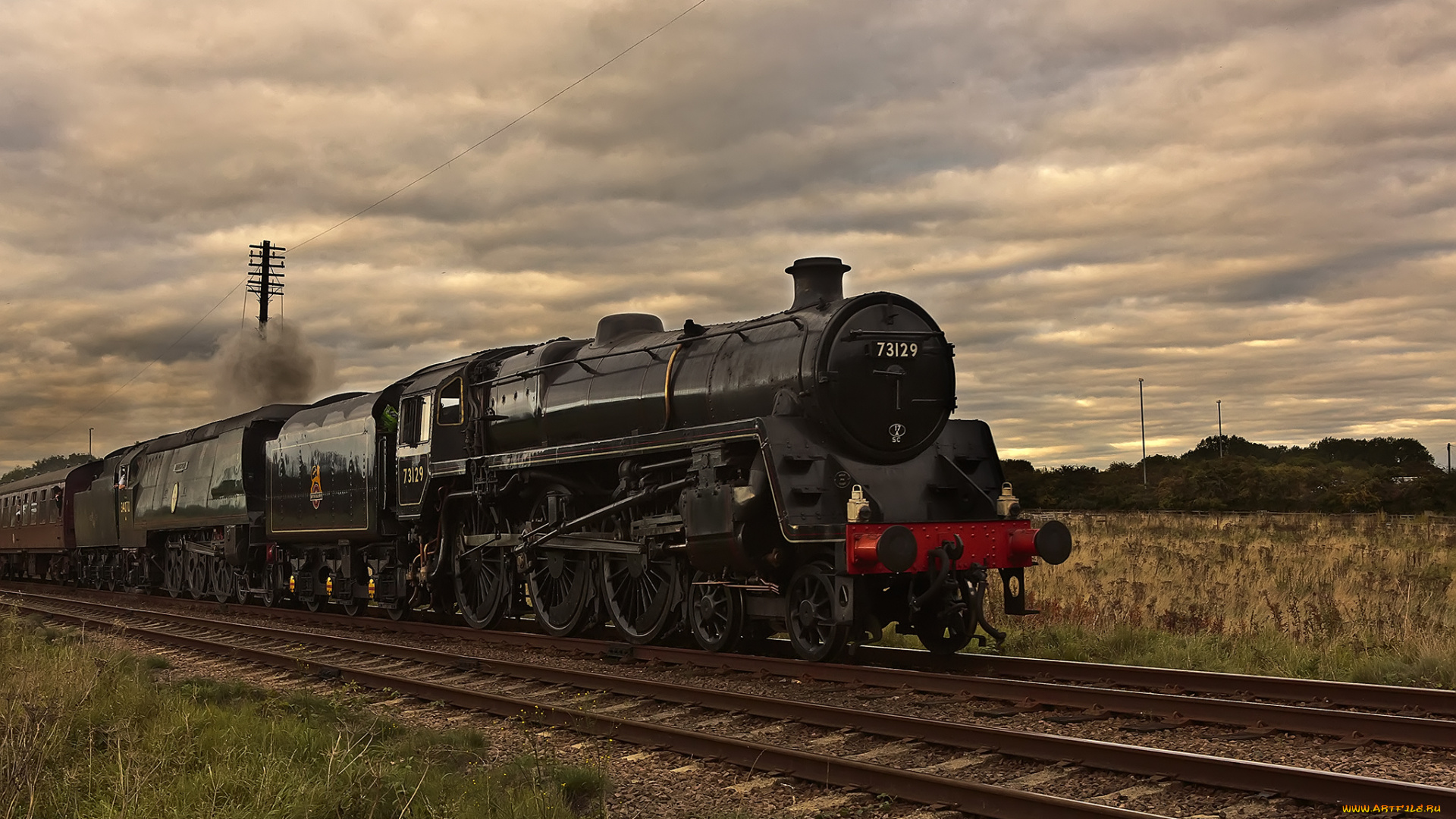 техника, паровозы, дорога, железная, паровоз