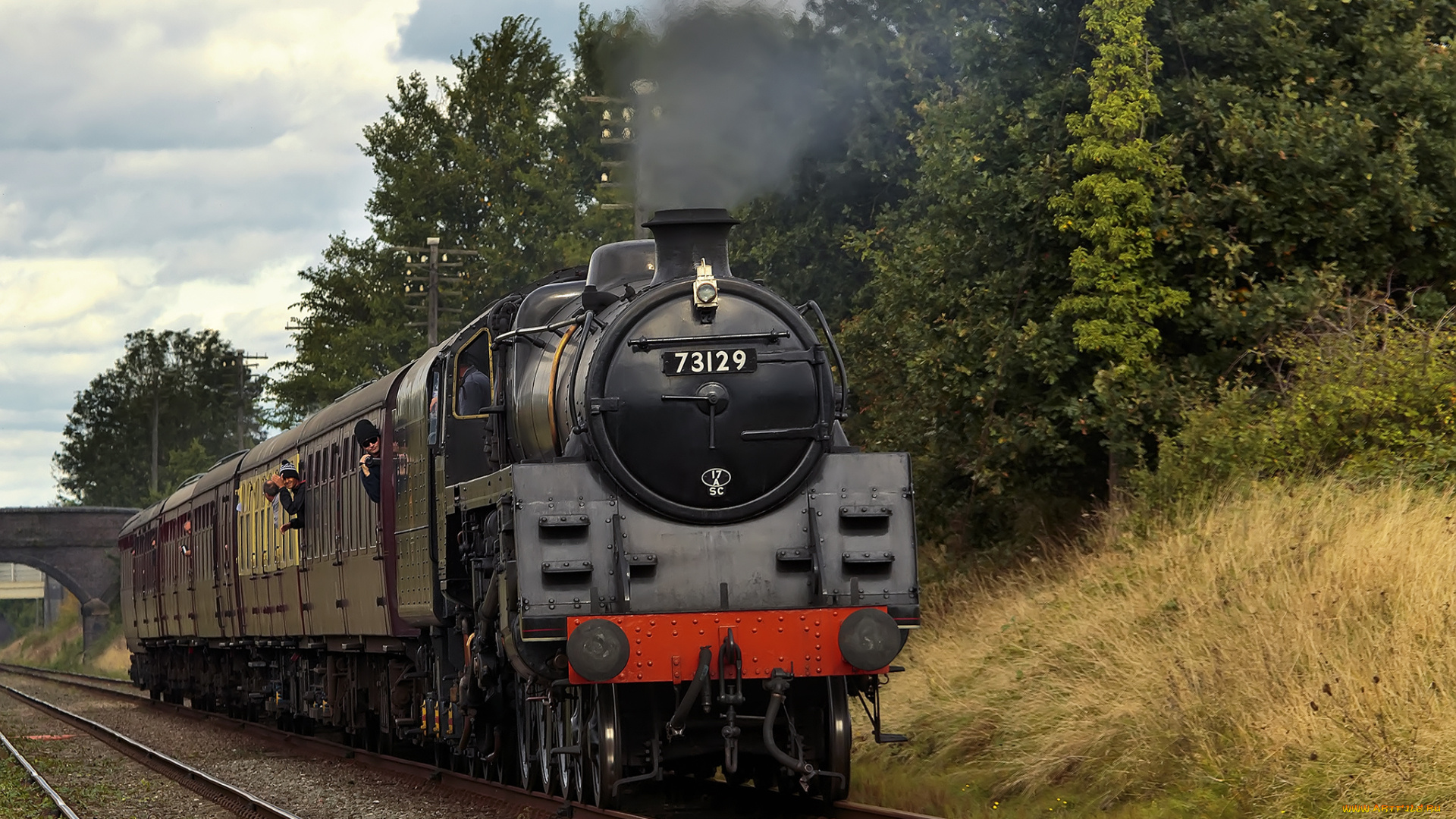 техника, паровозы, паровоз, дорога, железная