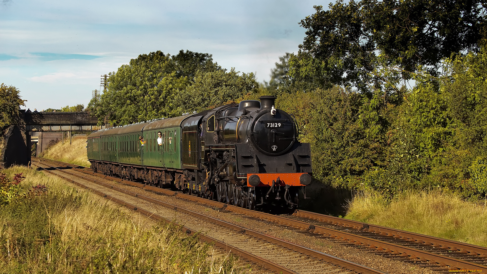 техника, паровозы, паровоз, дорога, железная