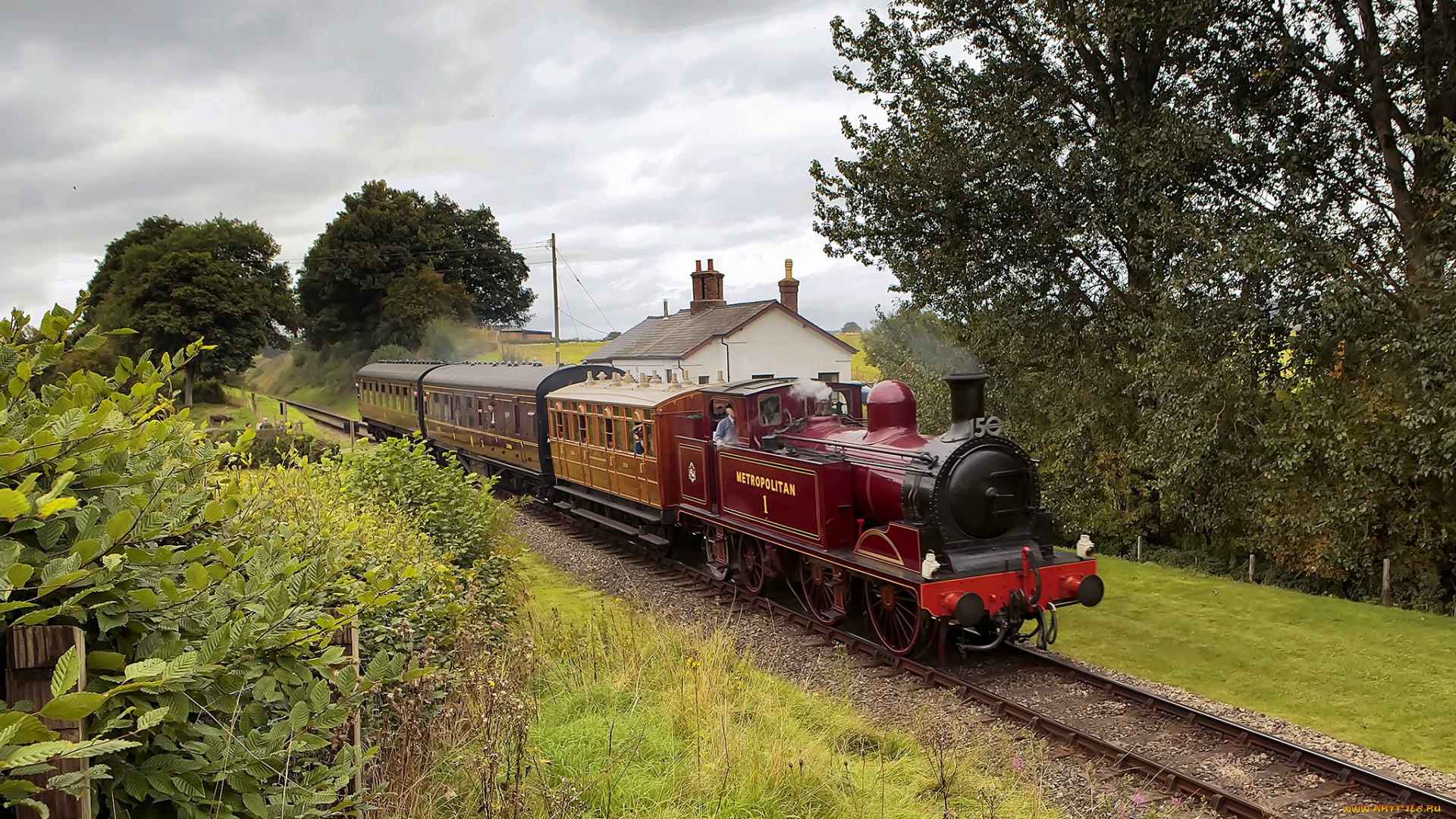 техника, паровозы, паровоз, дорога, железная