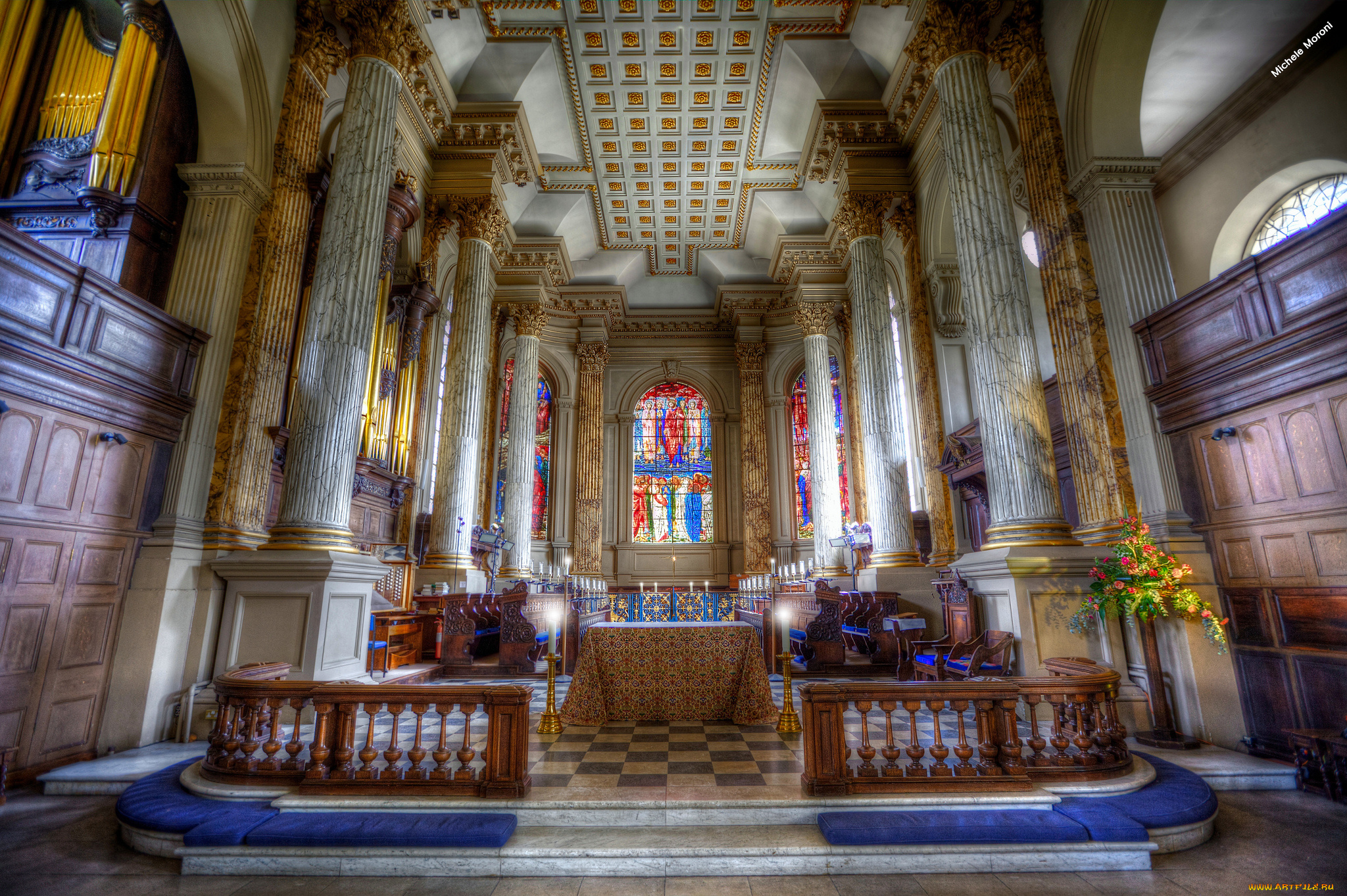 интерьер, убранство, , роспись, храма, храм