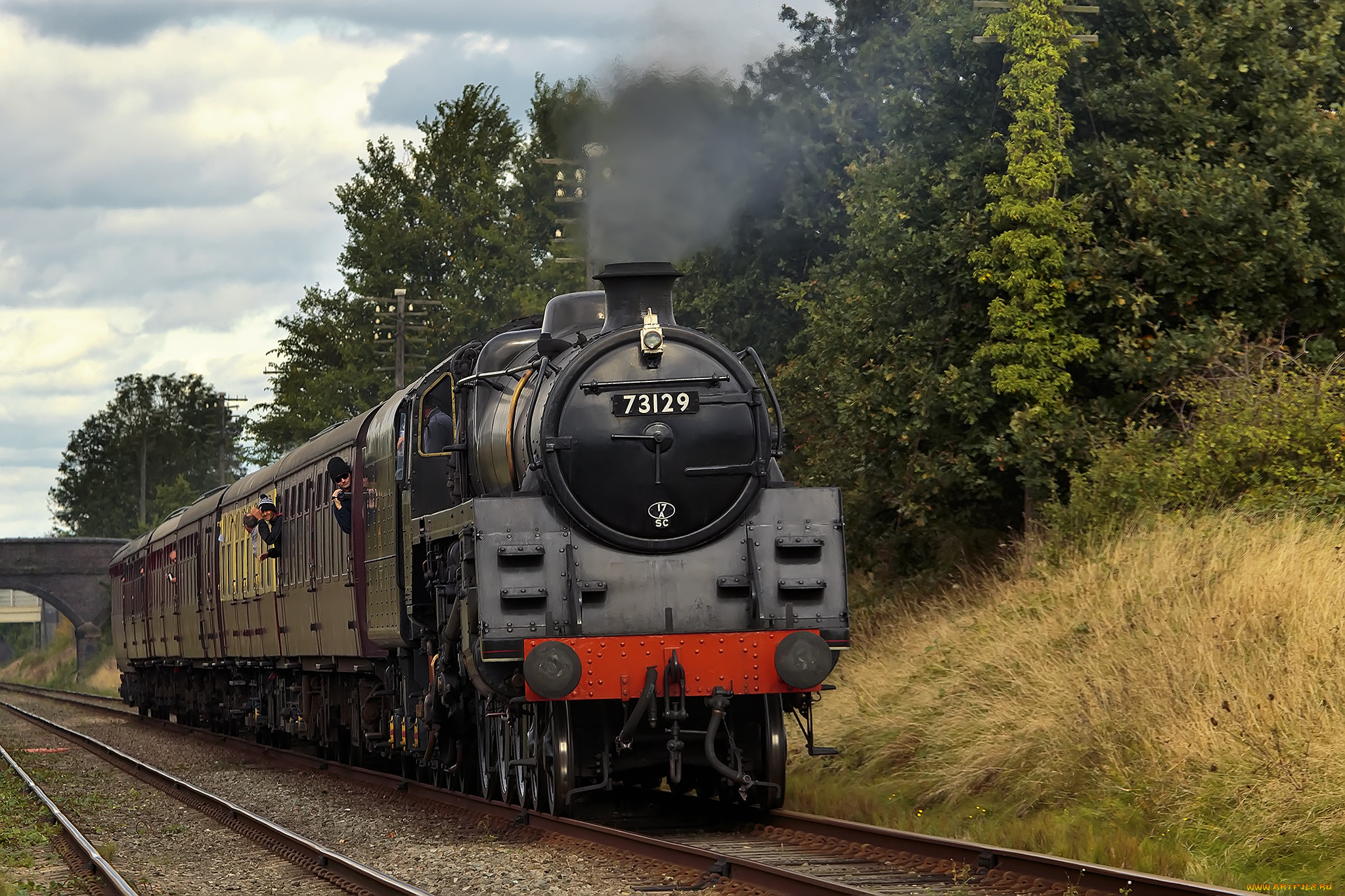 техника, паровозы, паровоз, дорога, железная