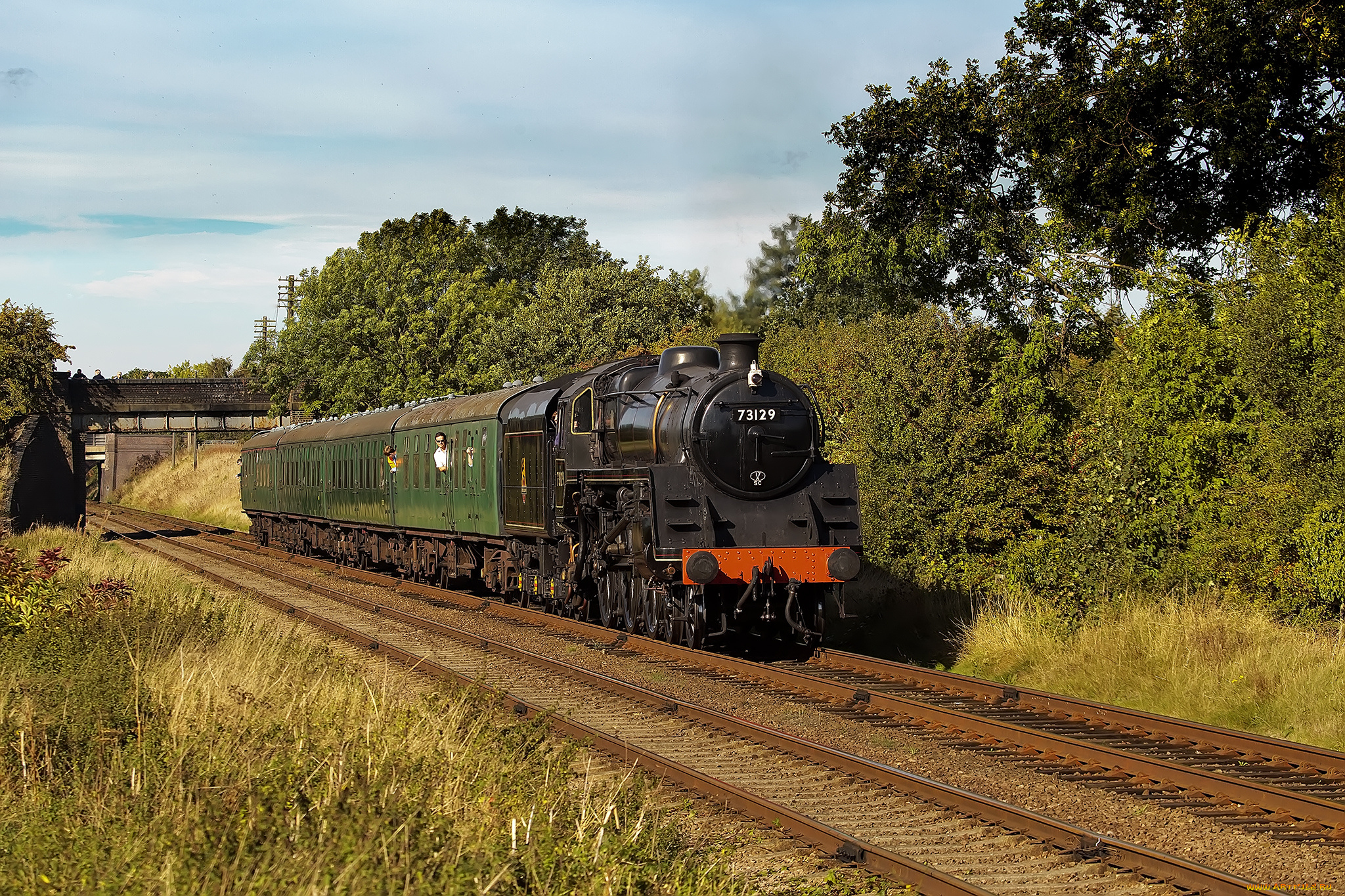 техника, паровозы, паровоз, дорога, железная