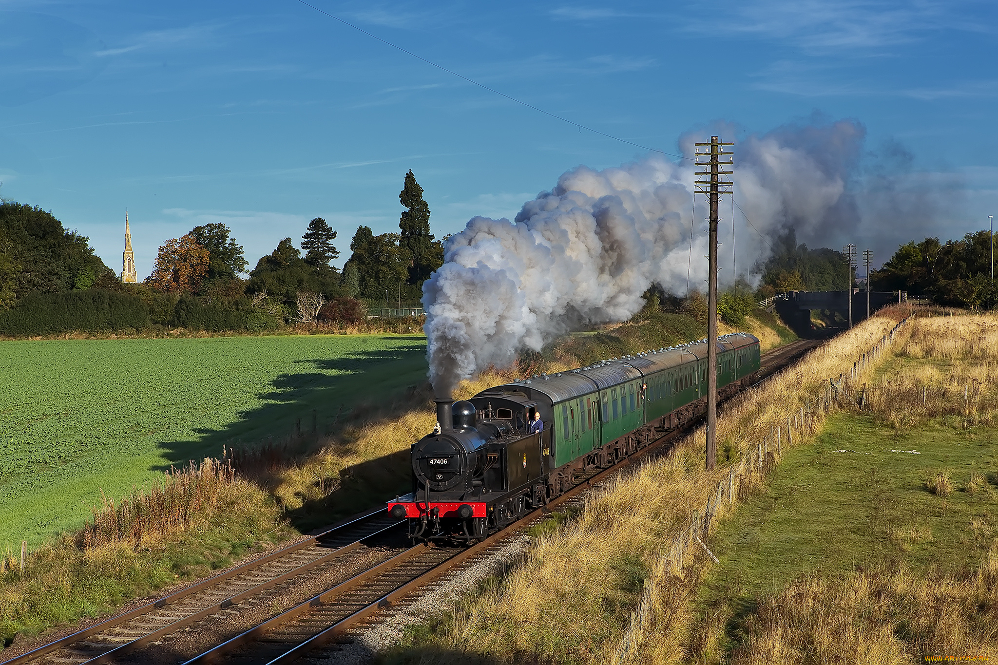 техника, паровозы, паровоз, железная, дорога