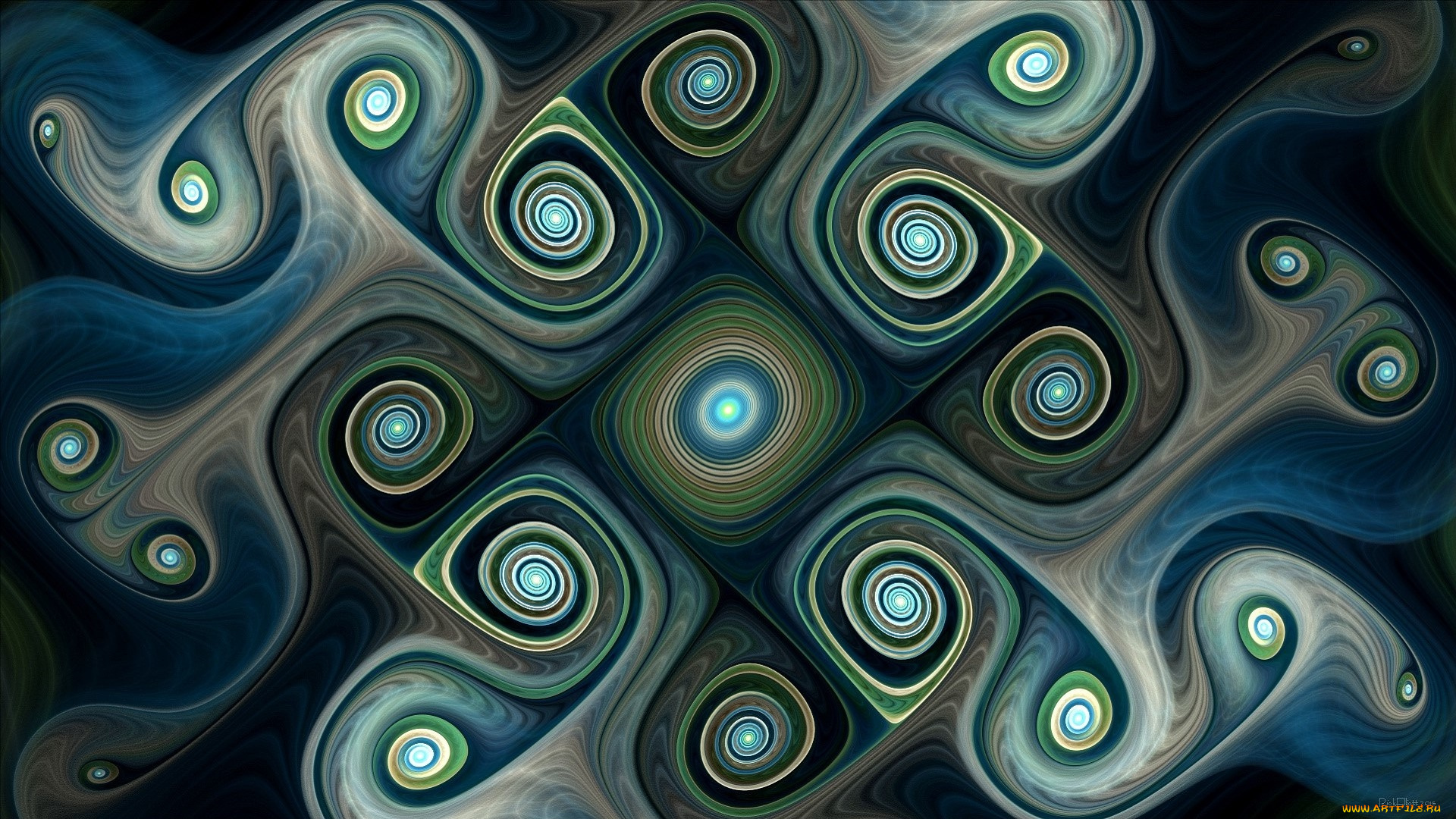3д, графика, фракталы, , fractal, цвета, фон, узор