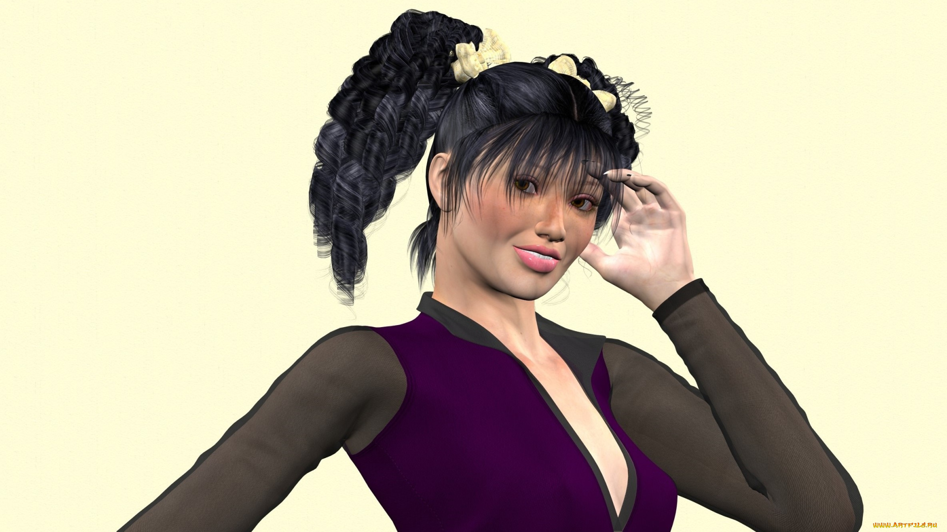 3д, графика, люди, , people, фон, взгляд, девушка