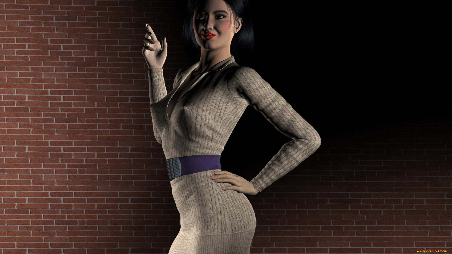 3д, графика, люди, , people, фон, взгляд, девушка