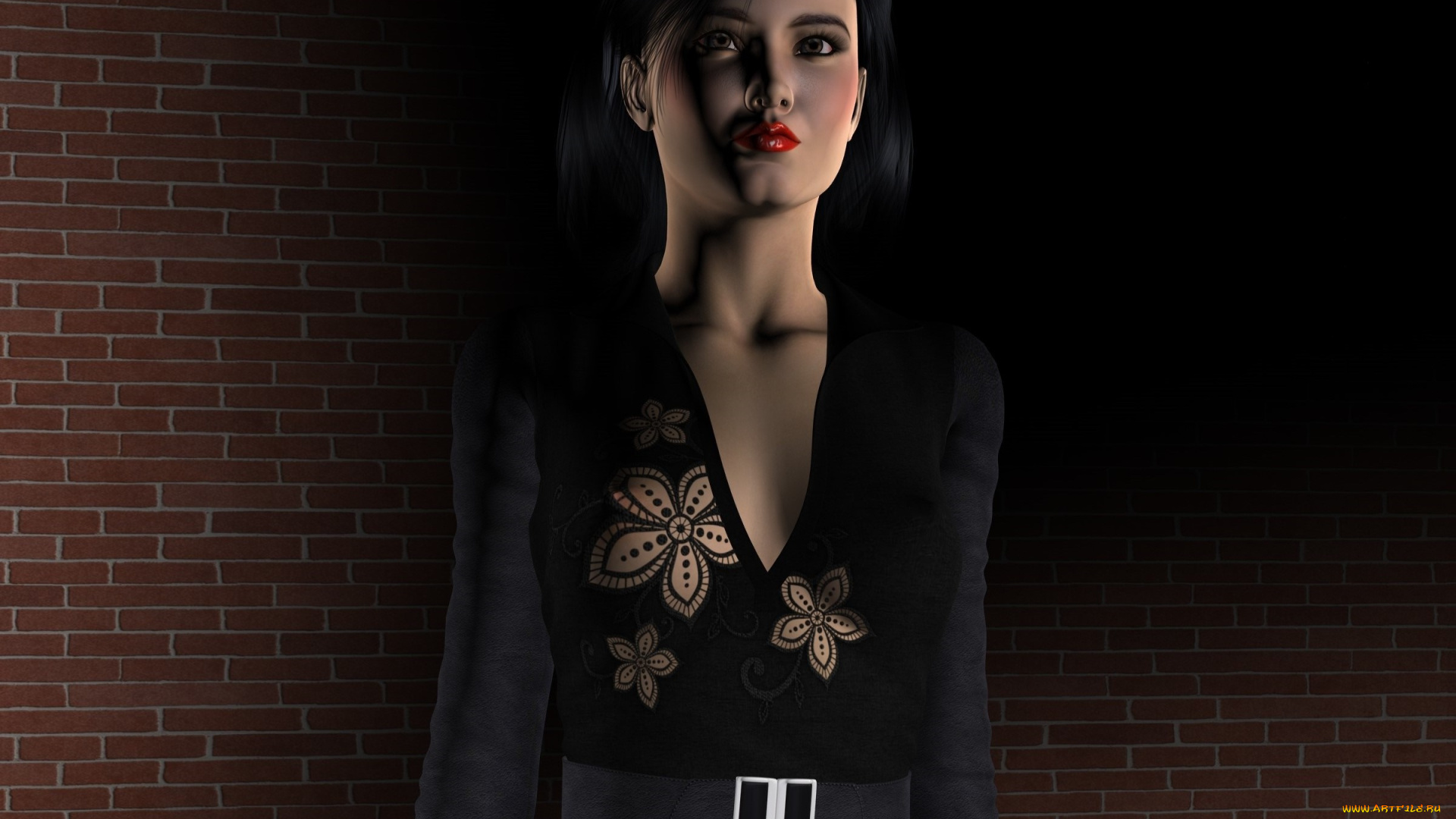 3д, графика, люди, , people, фон, взгляд, девушка