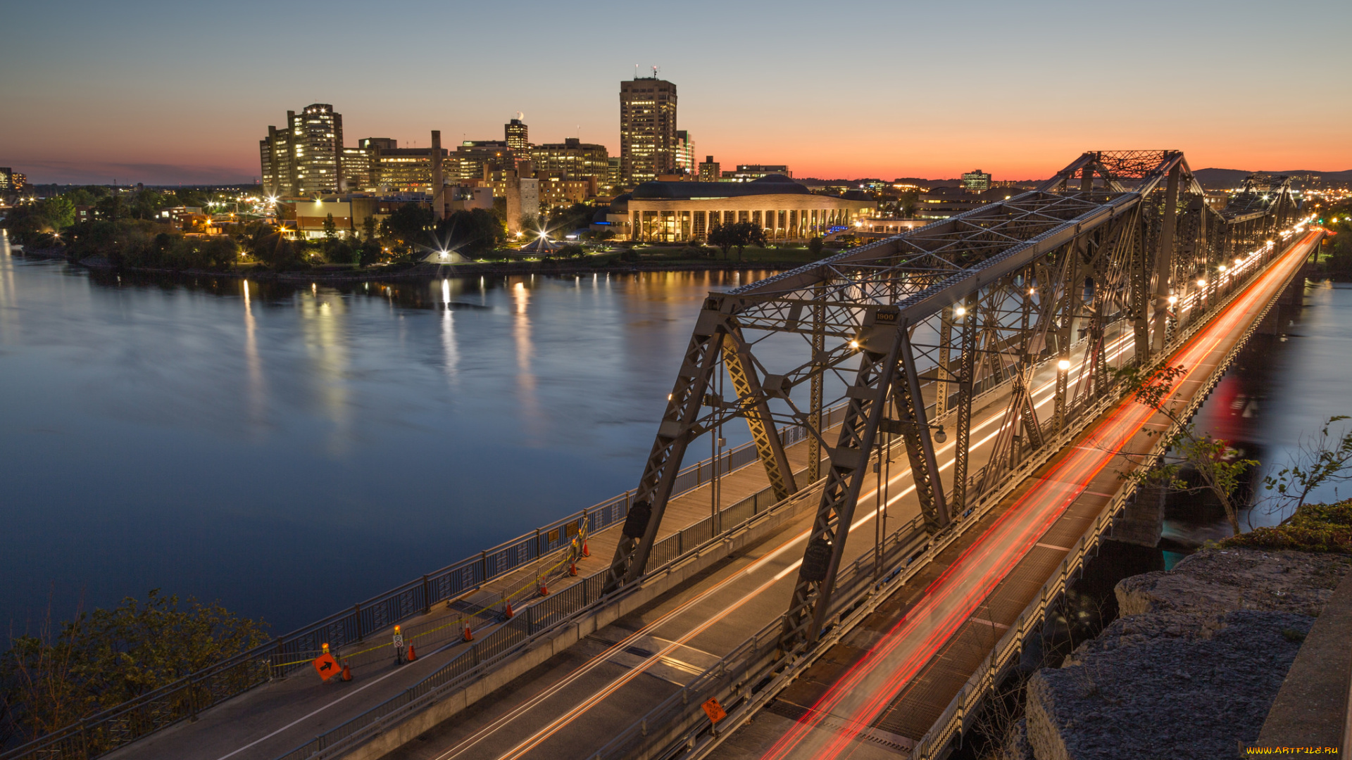 alexandra, bridge, города, -, мосты, мост, река