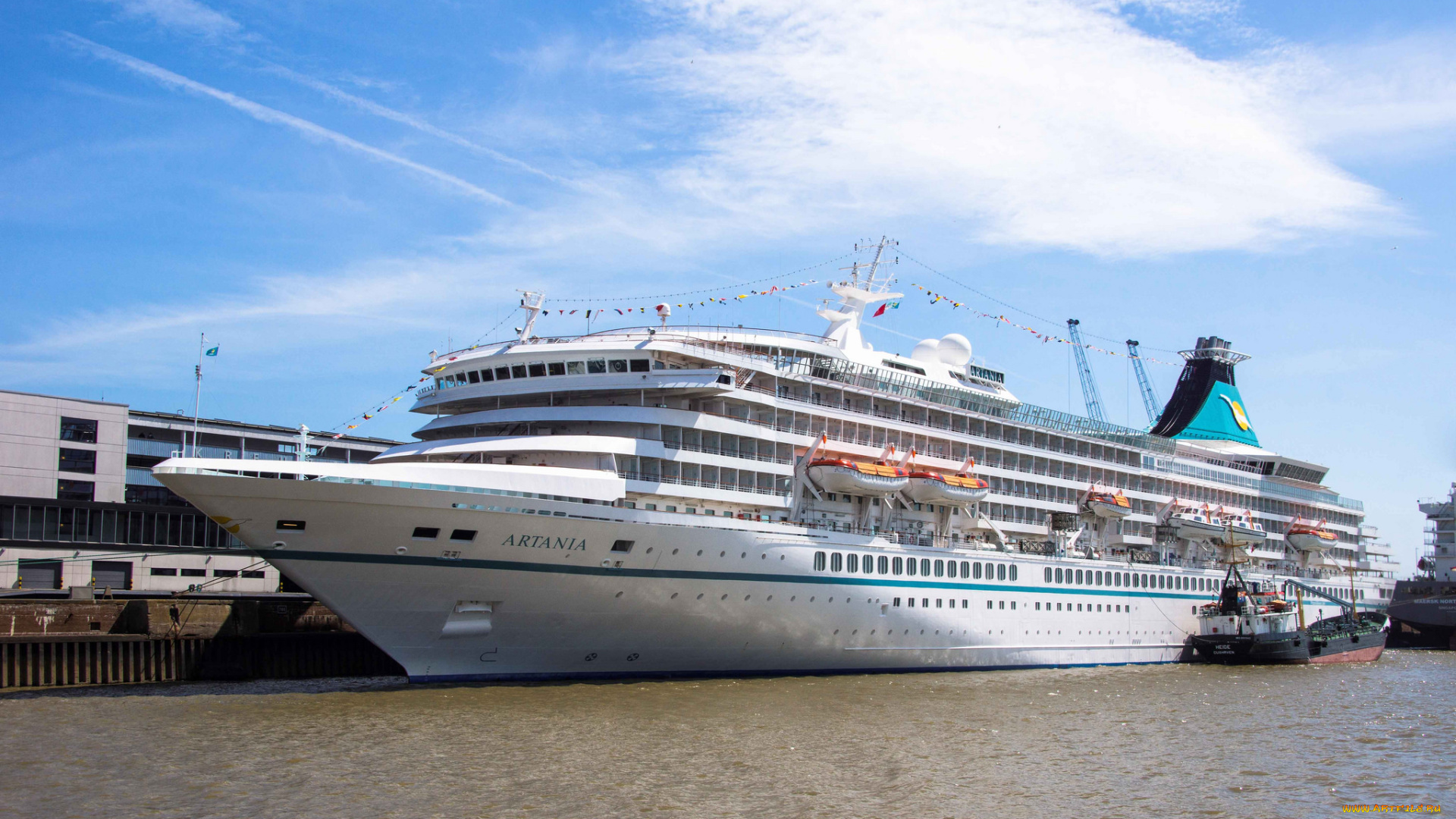 artania, корабли, лайнеры, лайнер, круизный