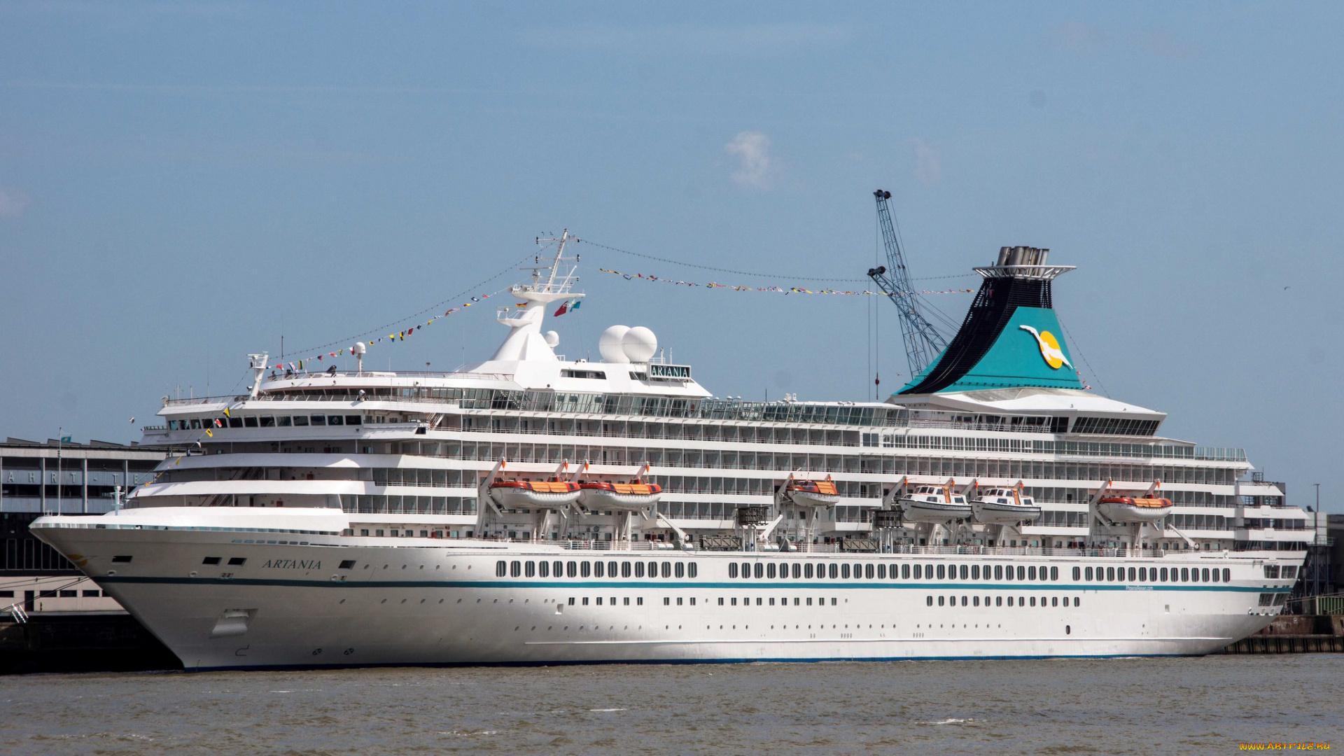 artania, корабли, лайнеры, лайнер, круизный