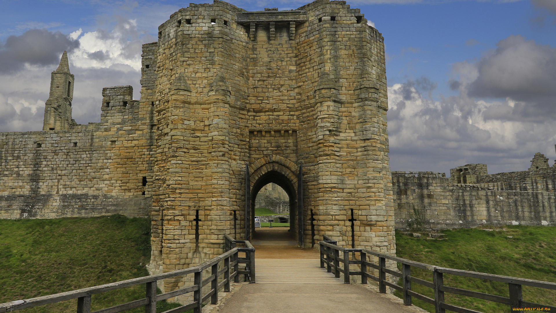 northumberland, города, замки, англии, цитадель