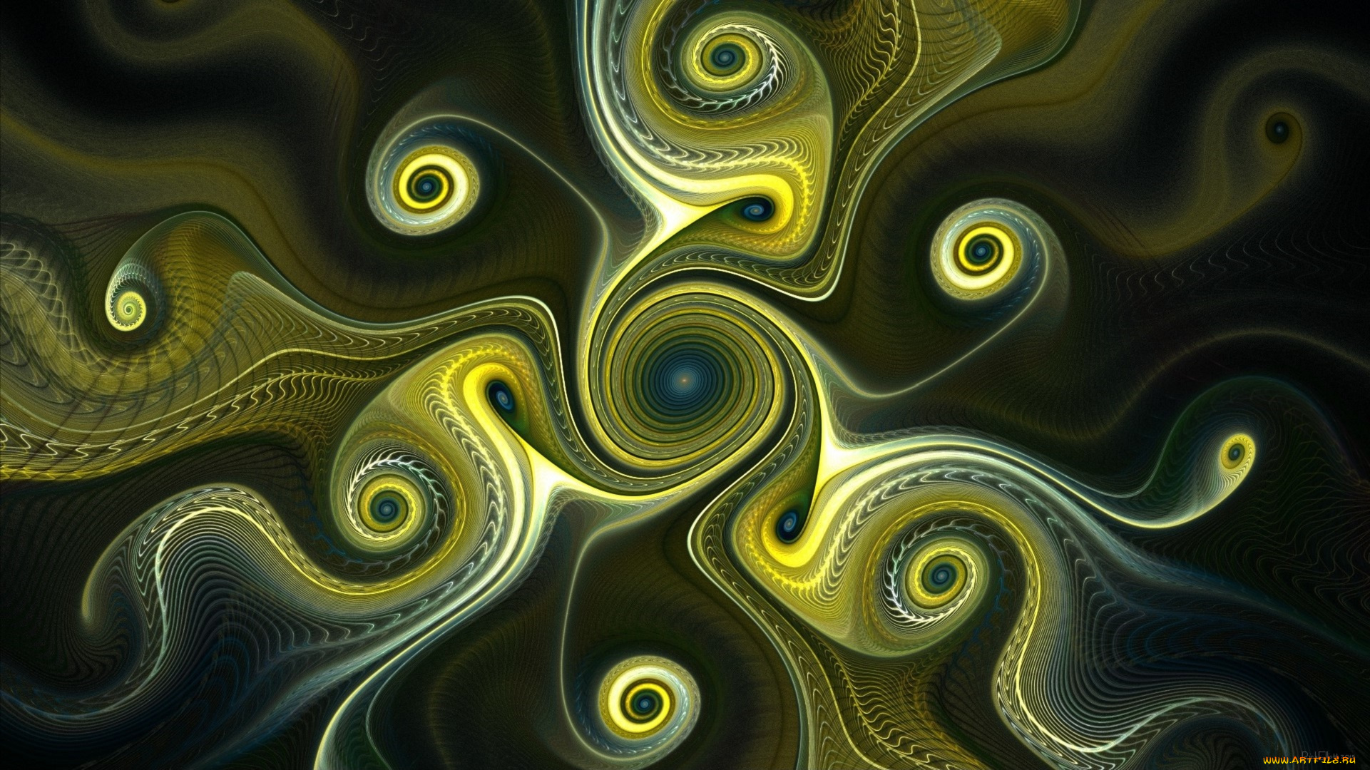 3д, графика, фракталы, , fractal, фон, цвета, узор