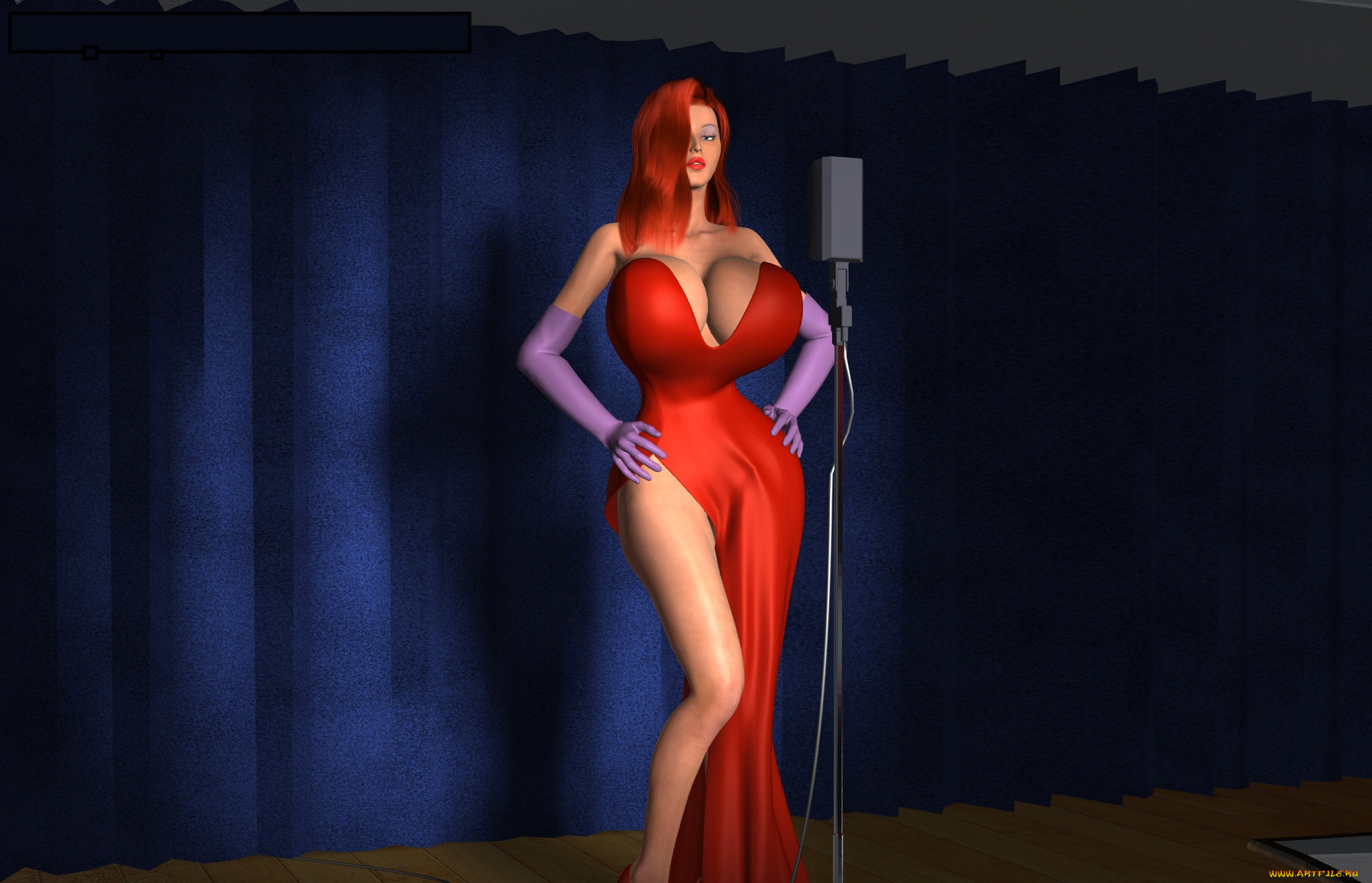 3д, графика, люди, , people, взгляд, фон, микрофон, девушка