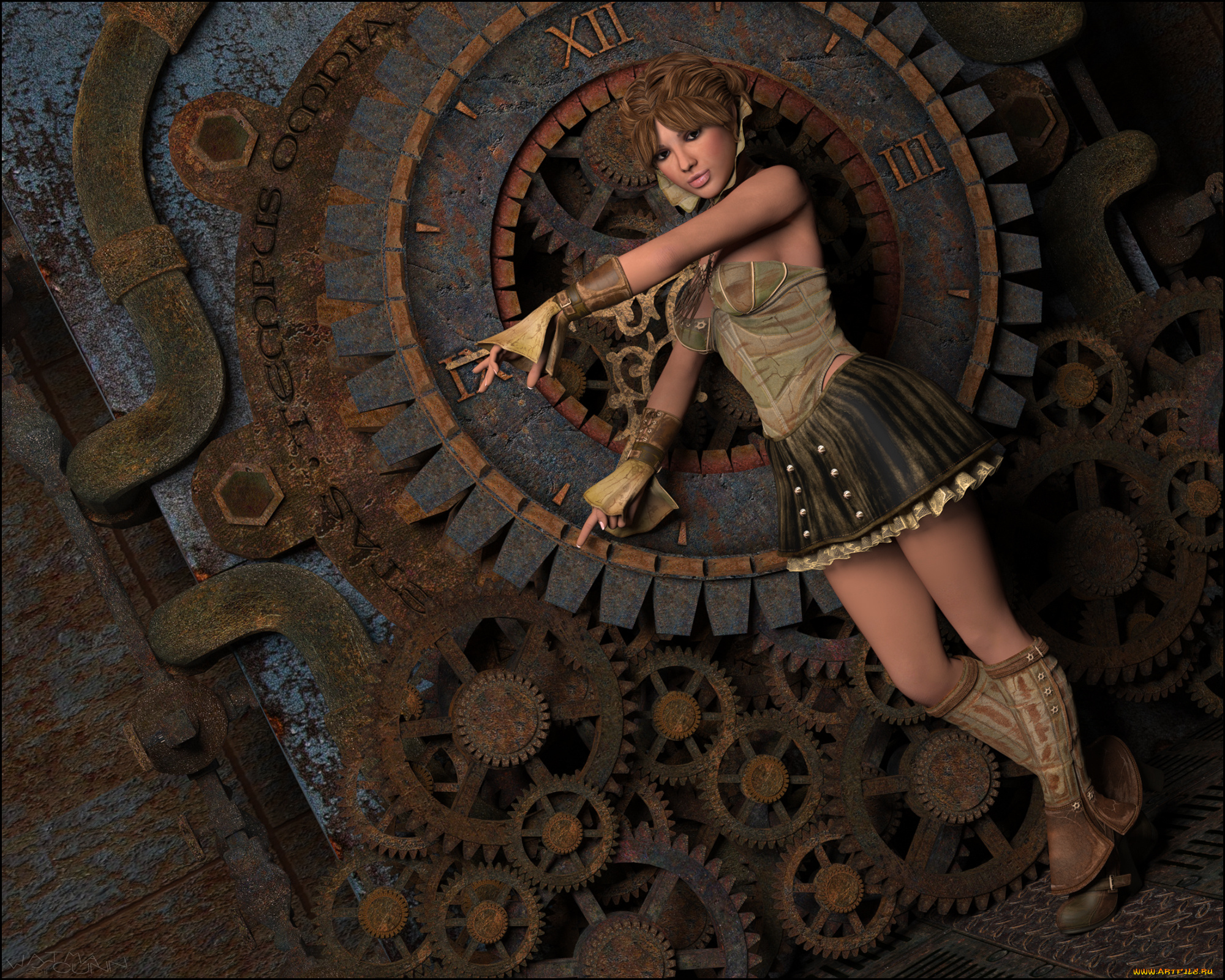 3д, графика, люди, , people, взгляд, девушка, фон