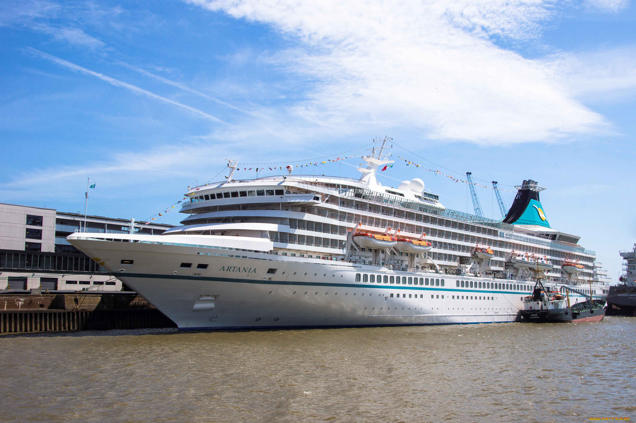 artania, корабли, лайнеры, лайнер, круизный